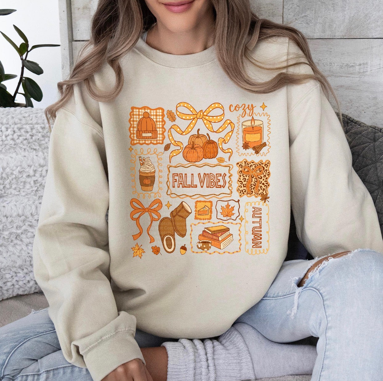 Fall Vibes DTF Transfer