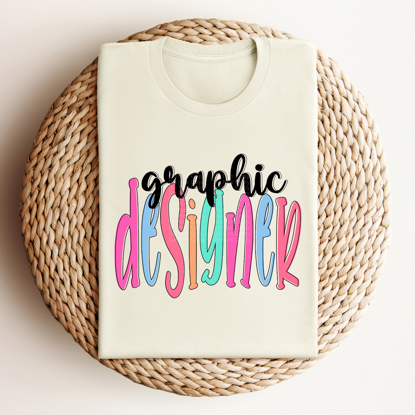 Graphic Designer - Colored Names/Occupations DTF Transfer