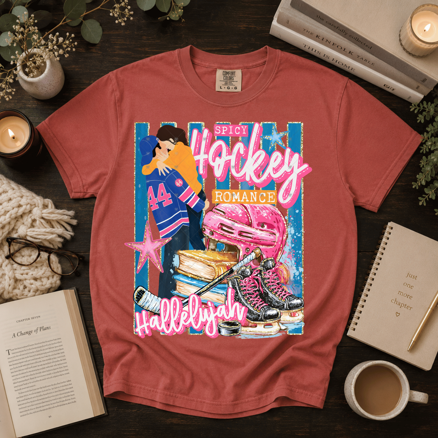 Spicy Hockey Romance DTF Transfer
