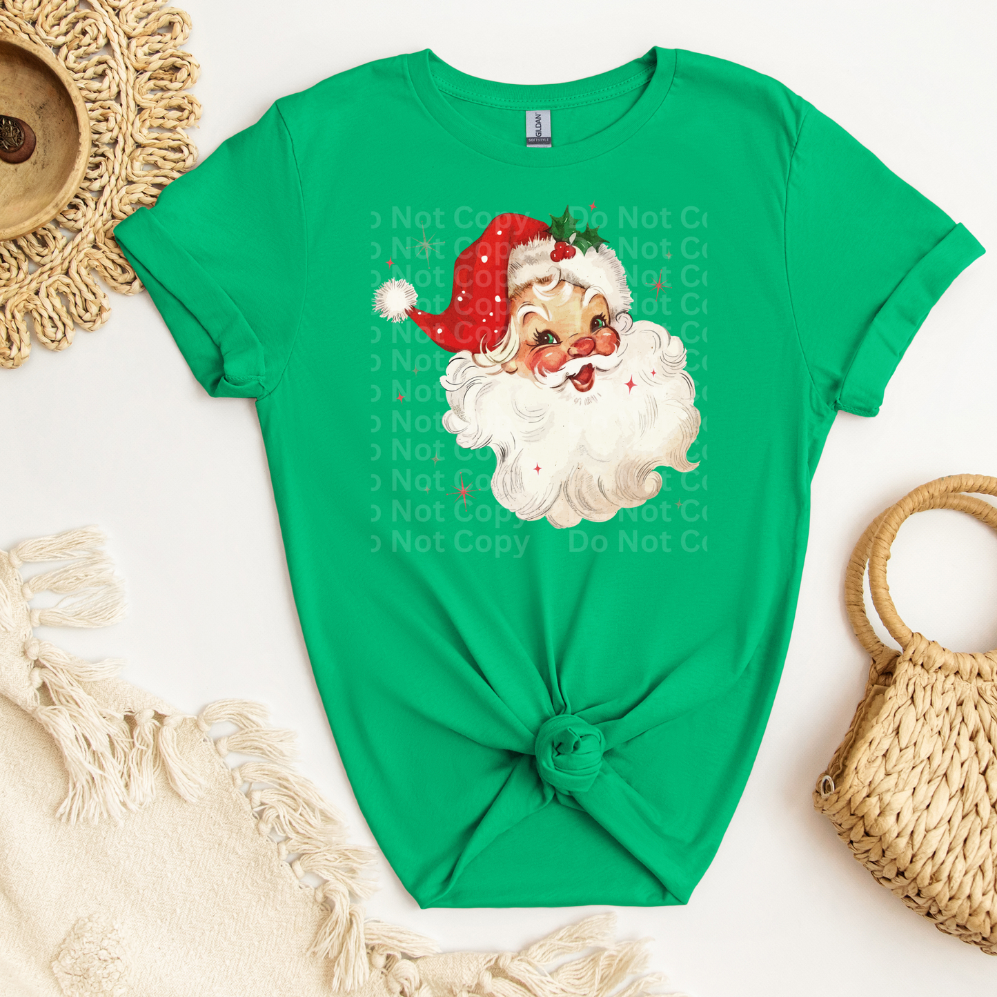 Antique Santa DTF Transfer