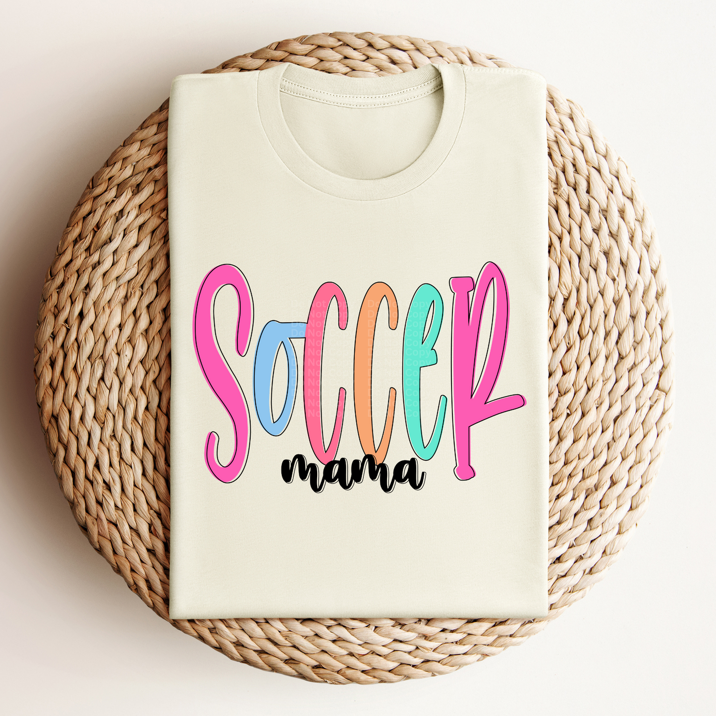 Soccer Mama - Colored Names/Occupations DTF Transfer