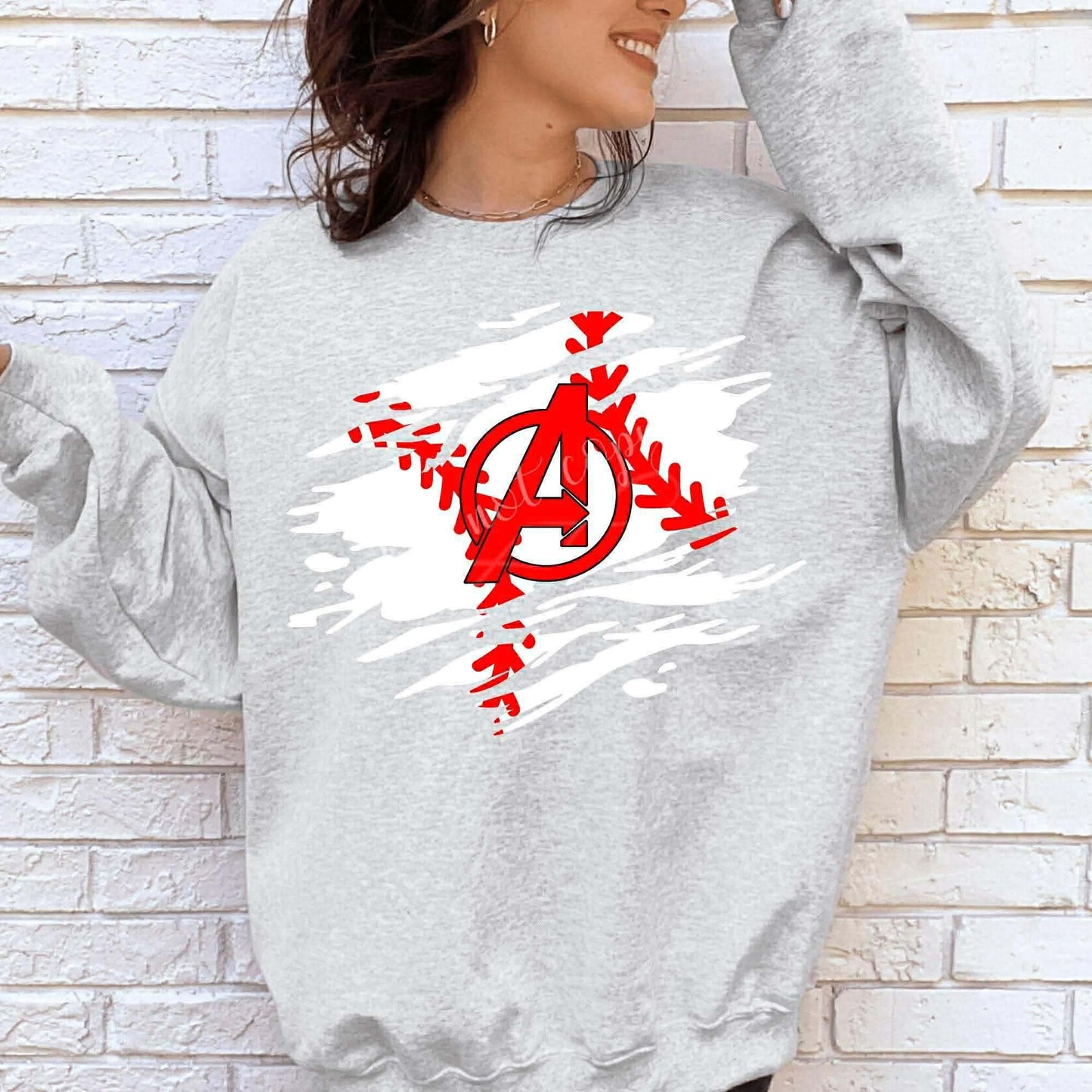 Avengers Baseball Design 1 DTF Transfer