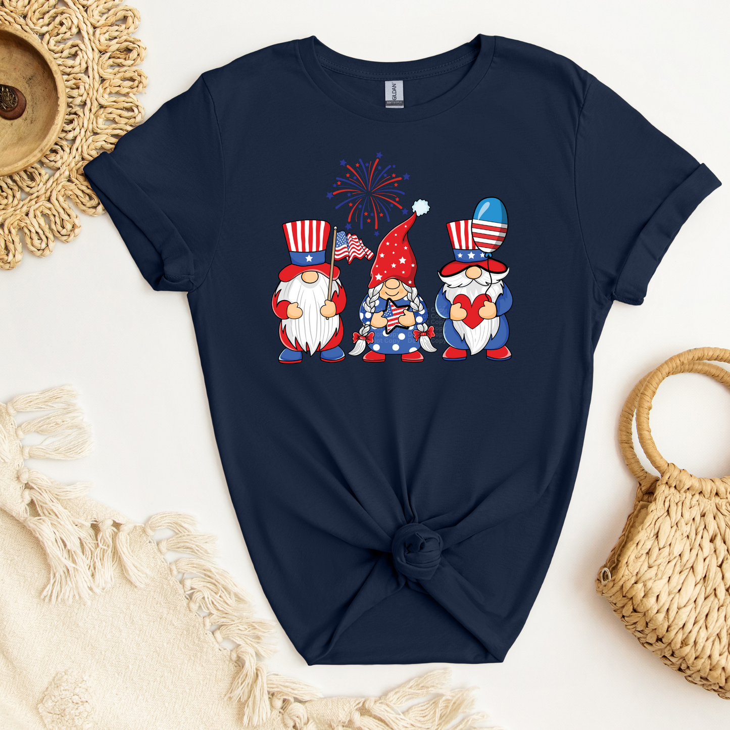 Patriotic Gnomes DTF Transfer