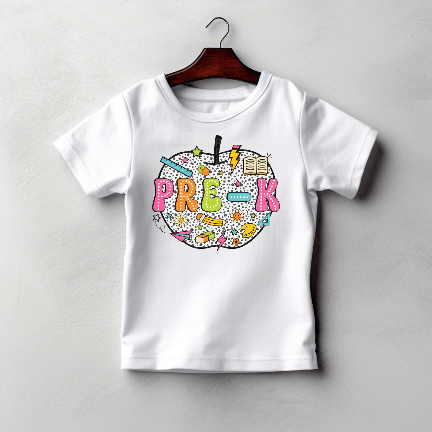Pre-K Dalmation Dots Apple DTF Transfer
