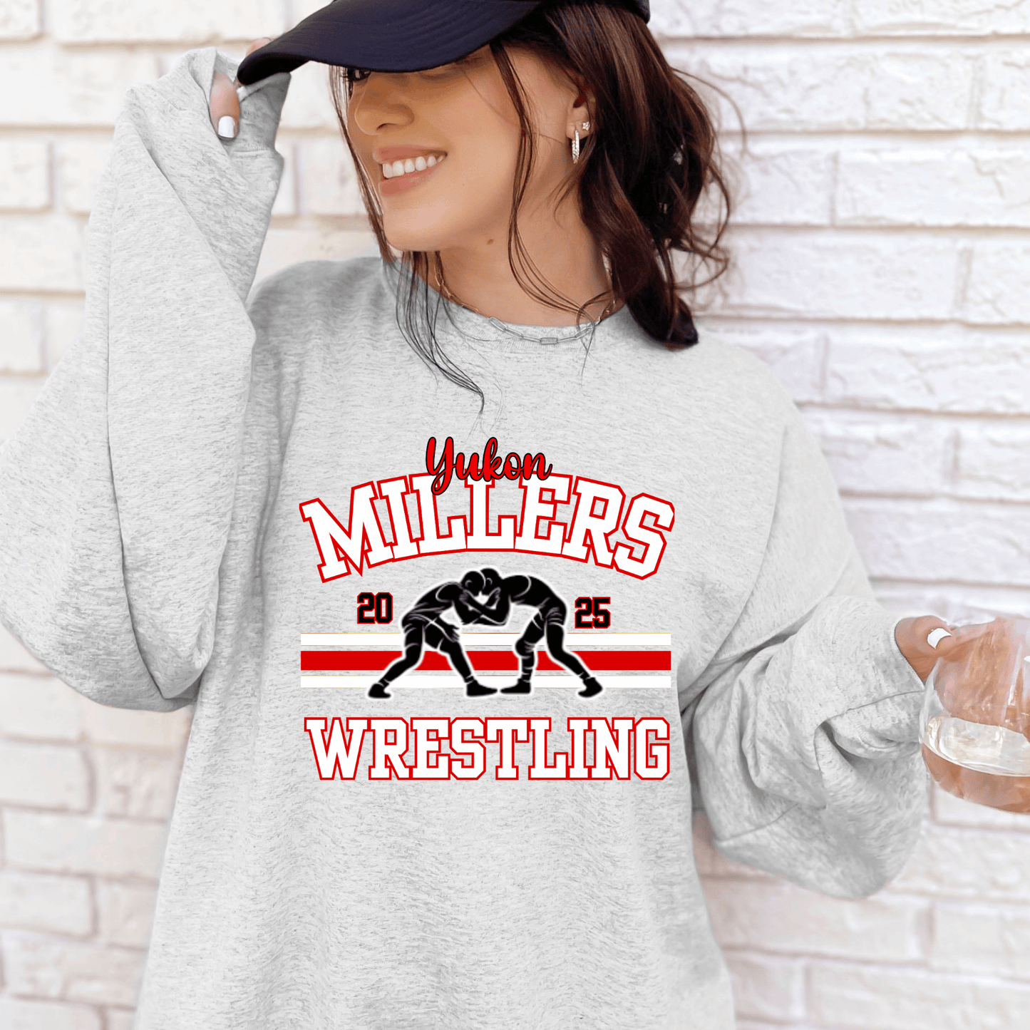 Yukon Millers Wrestling DTF Transfer