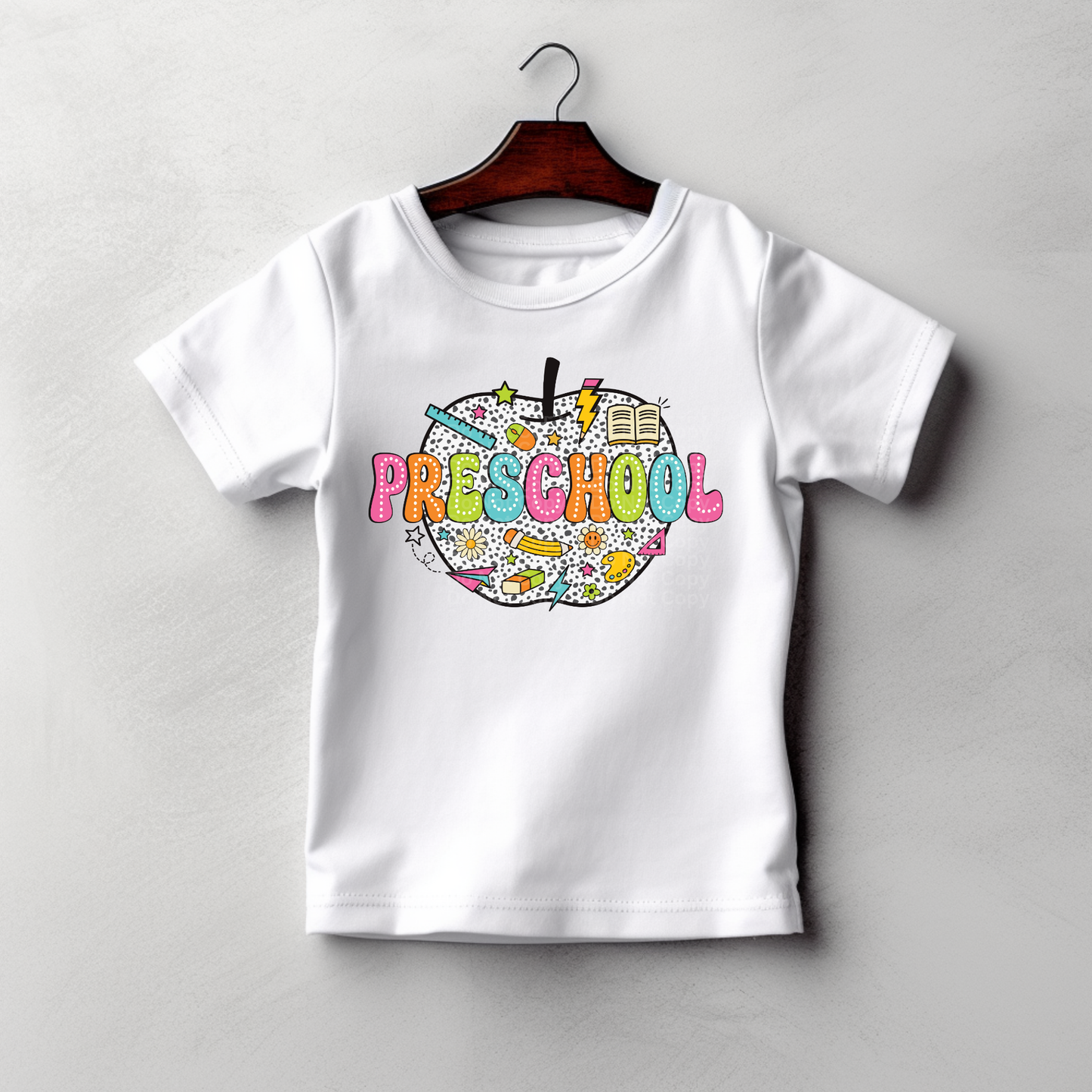 Preschool Dalmation Dots Apple DTF Transfer