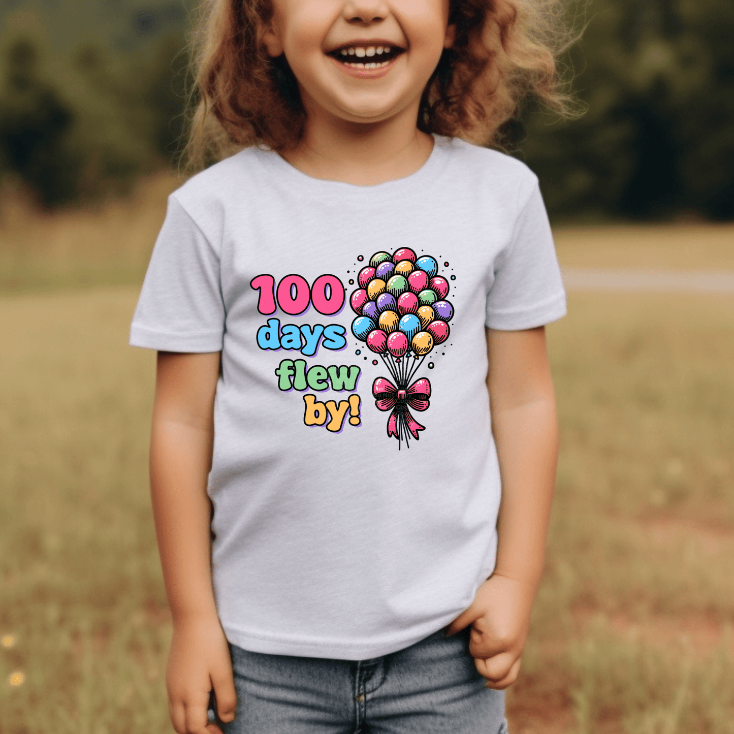 100 Days Flew by DTF Transfer