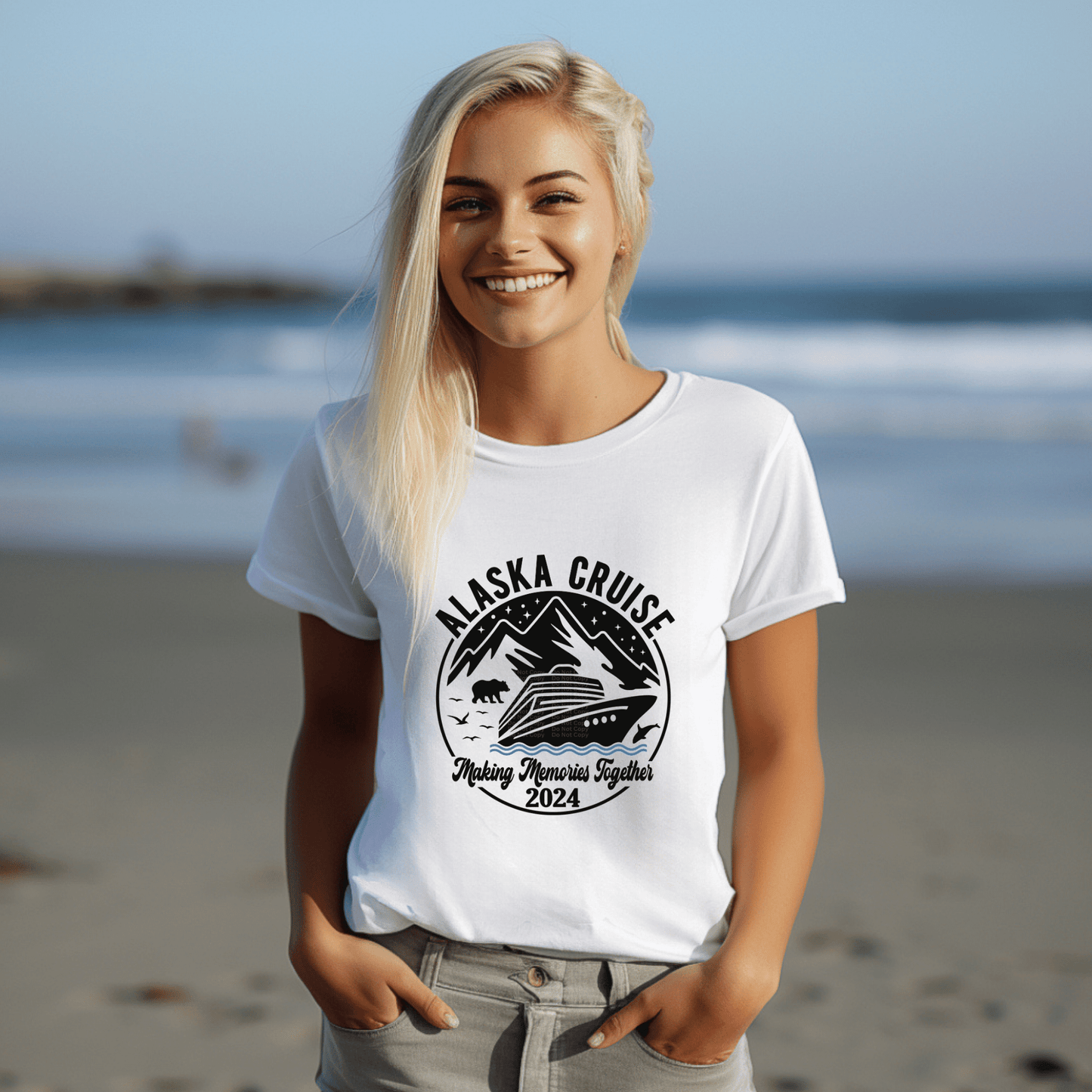 2024 Alaska Cruise Black DTF Transfer