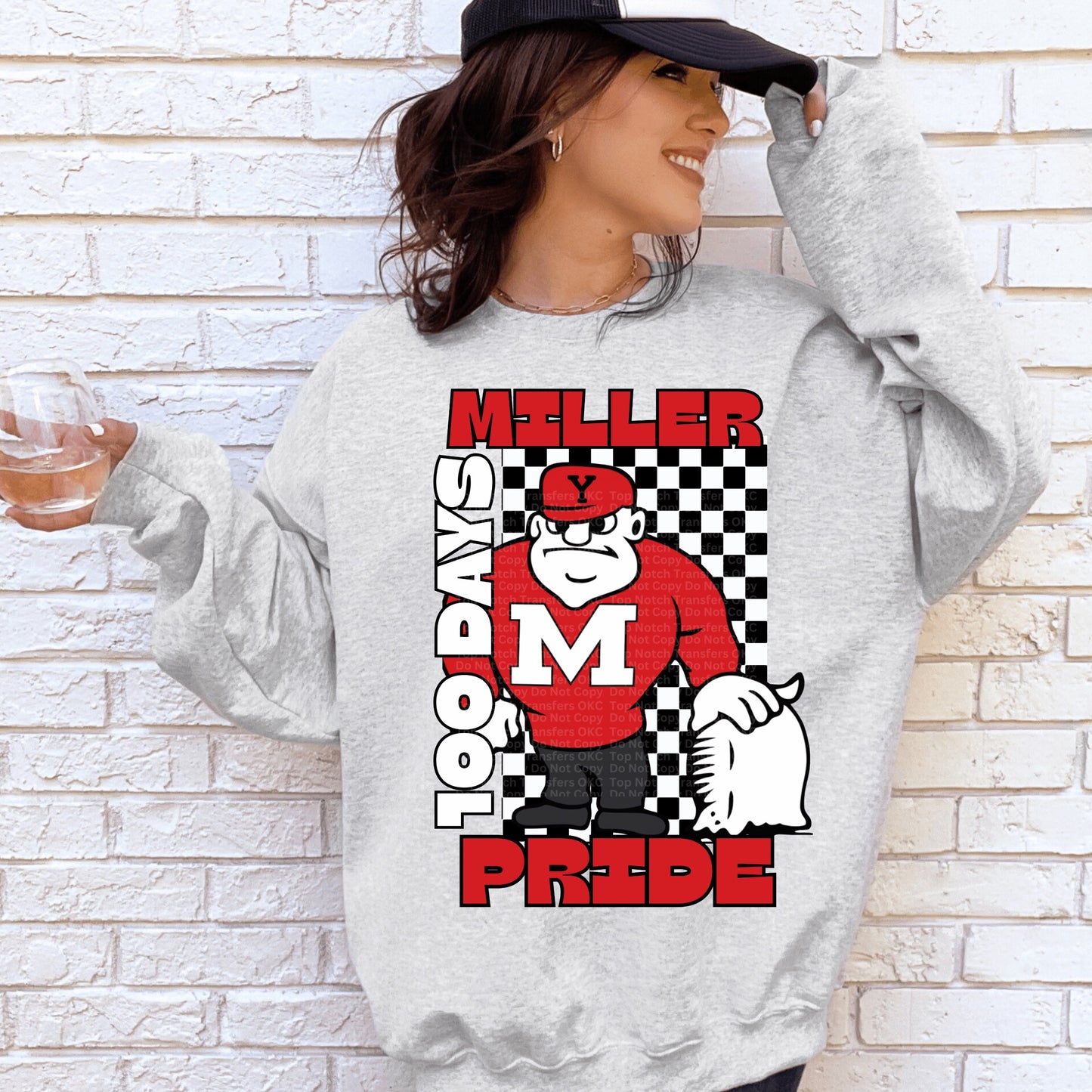 Miller Pride 100 Days DTF Transfer
