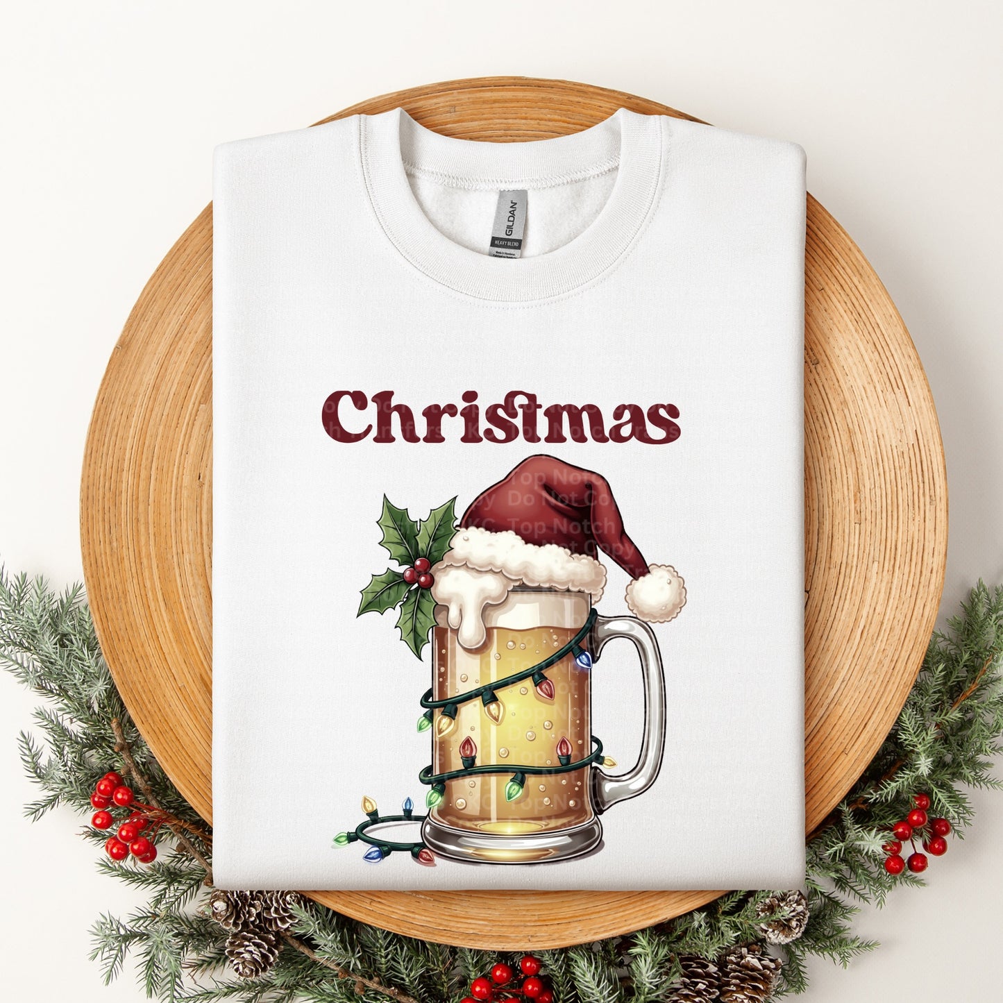 Christmas Mug of Beer DTF Transfer