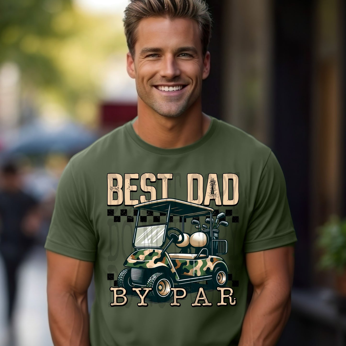 Best Dad By Par DTF Transfer