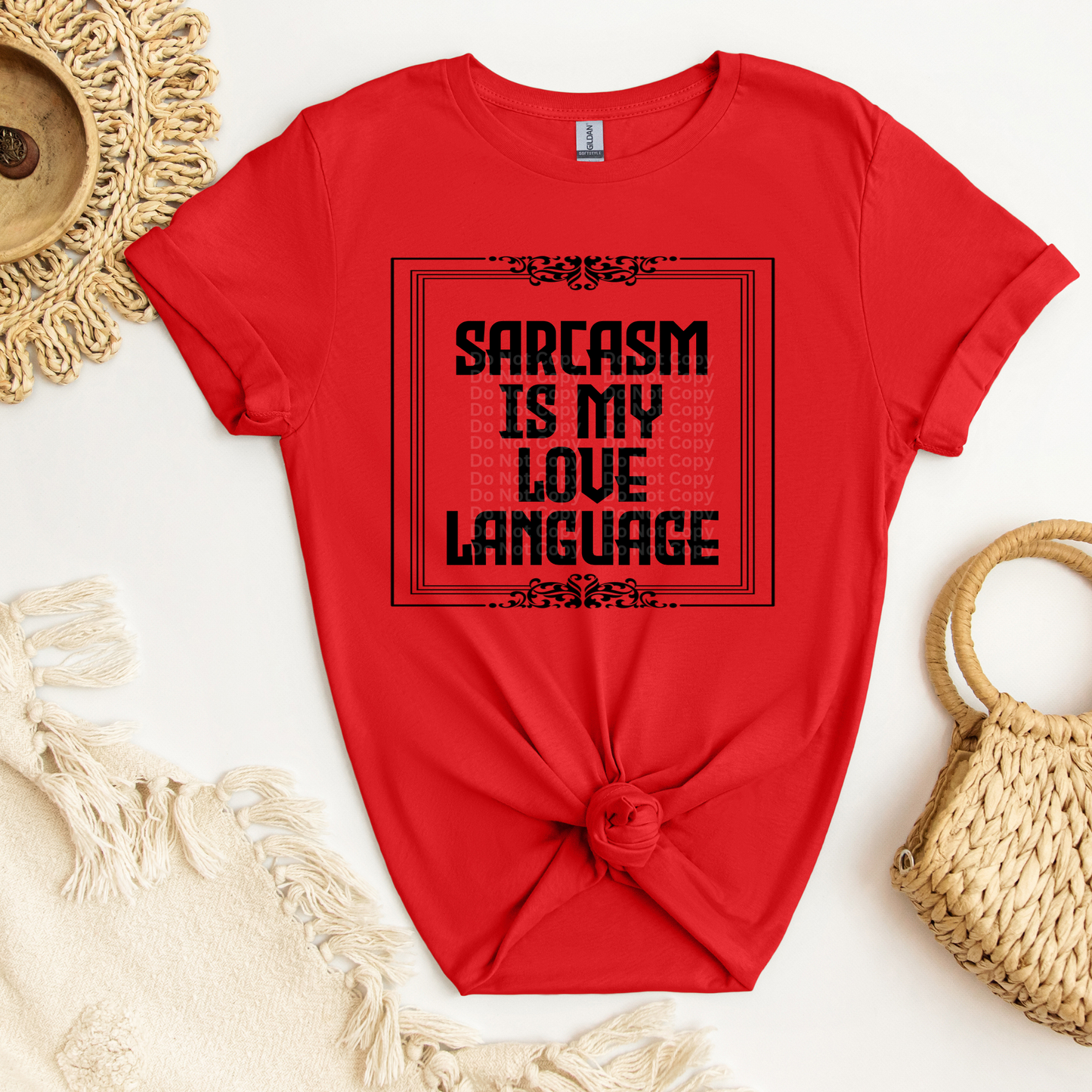Sarcasm Is My Love Language (Black) DTF Transfer