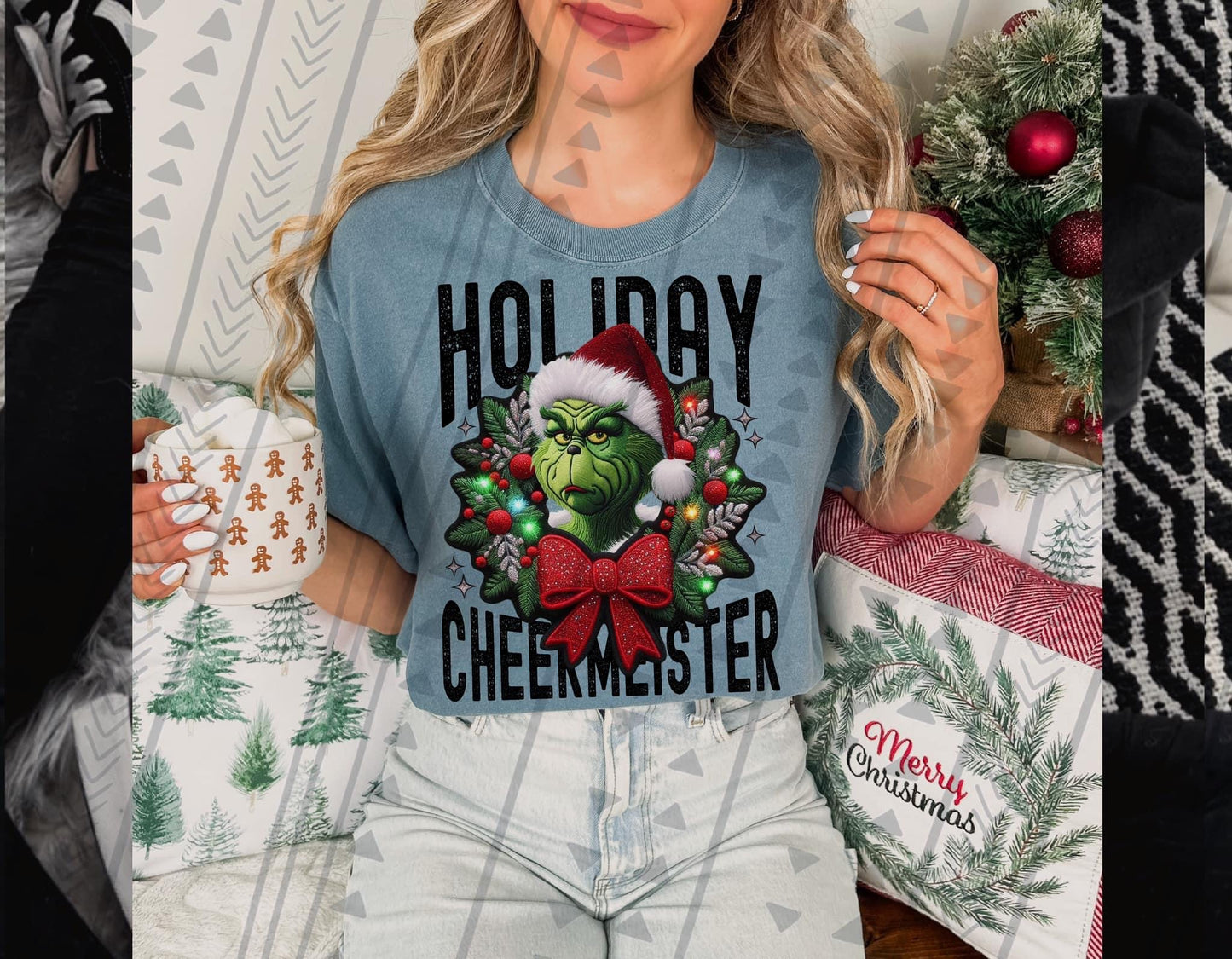 Holiday Cheermeister Black DTF Transfer