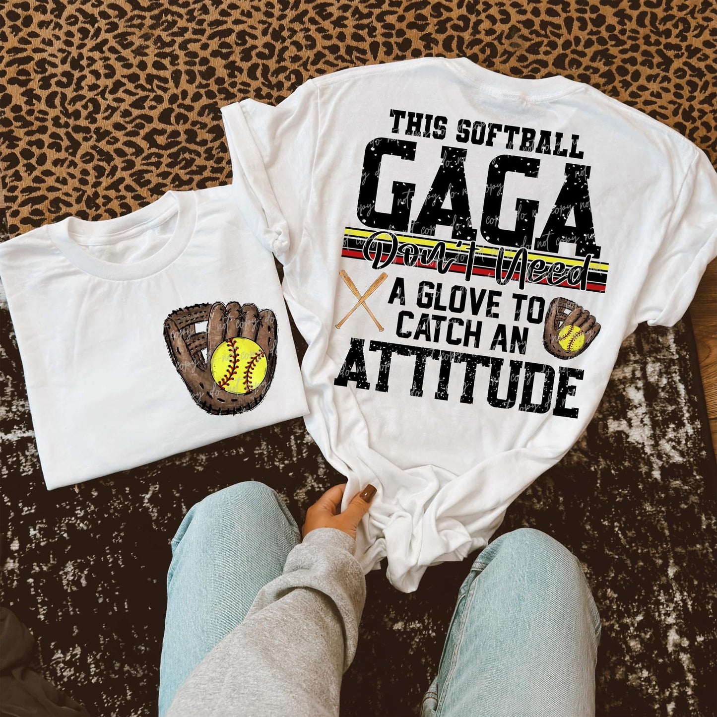 This Softball Gaga DTF Transfer