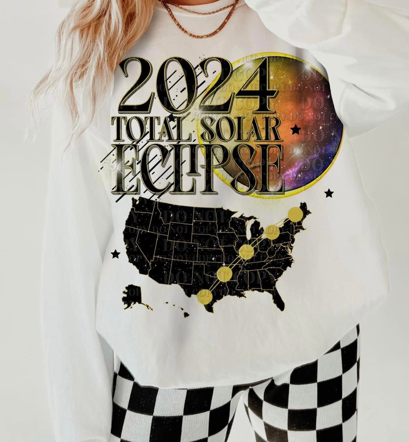 2024 Total Solar Eclipse DTF Transfer