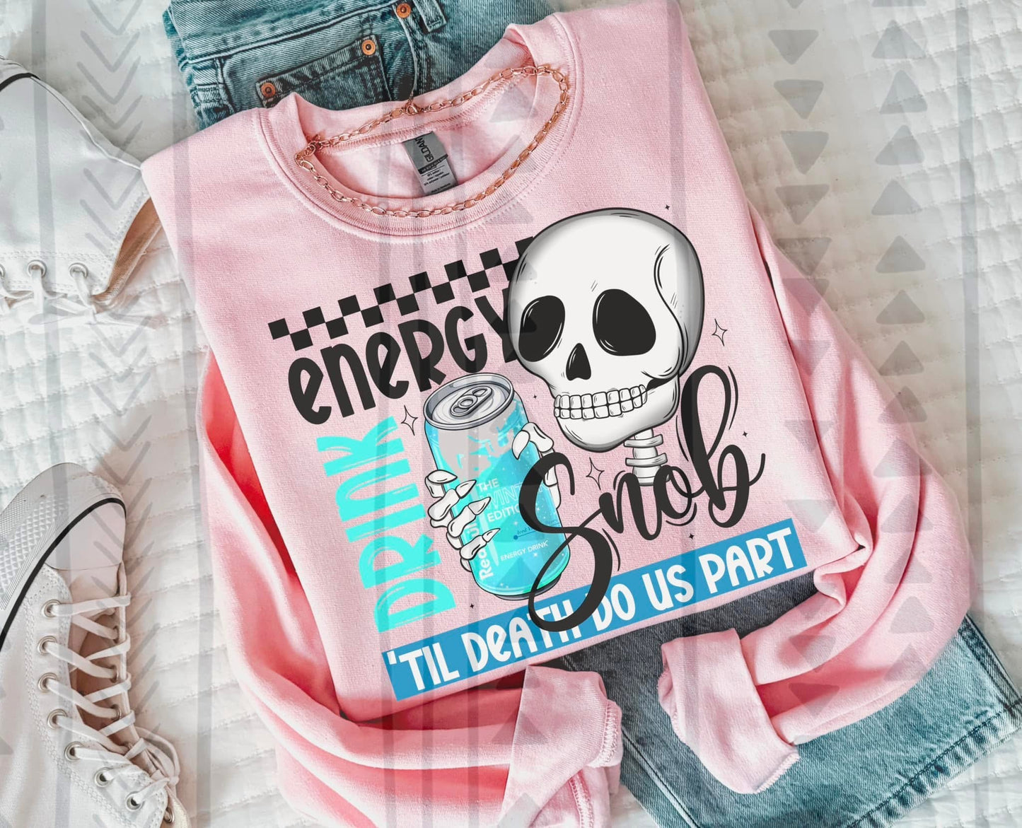 Energy Drink Snob RB Winter DTF Transfer