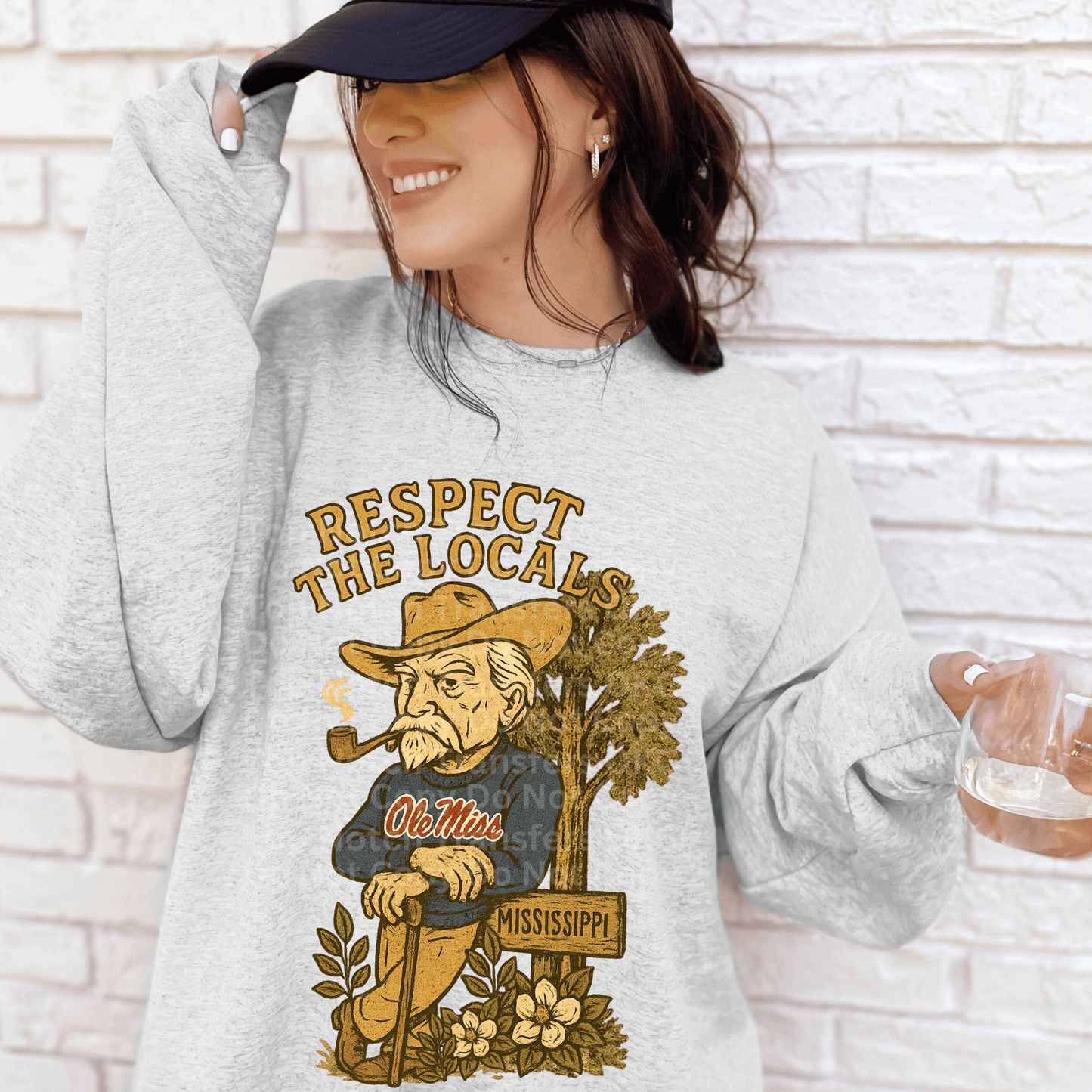 Respect The Locals-Mississippi DTF Transfer