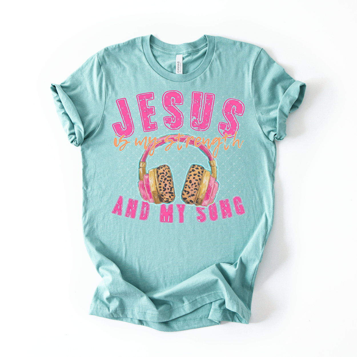 Jesus Is My Strength DTF Transfer