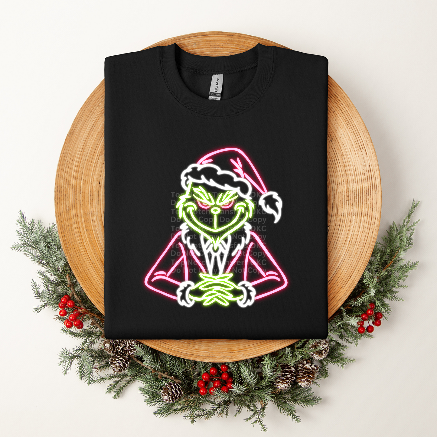 Neon Green Guy DTF Transfer