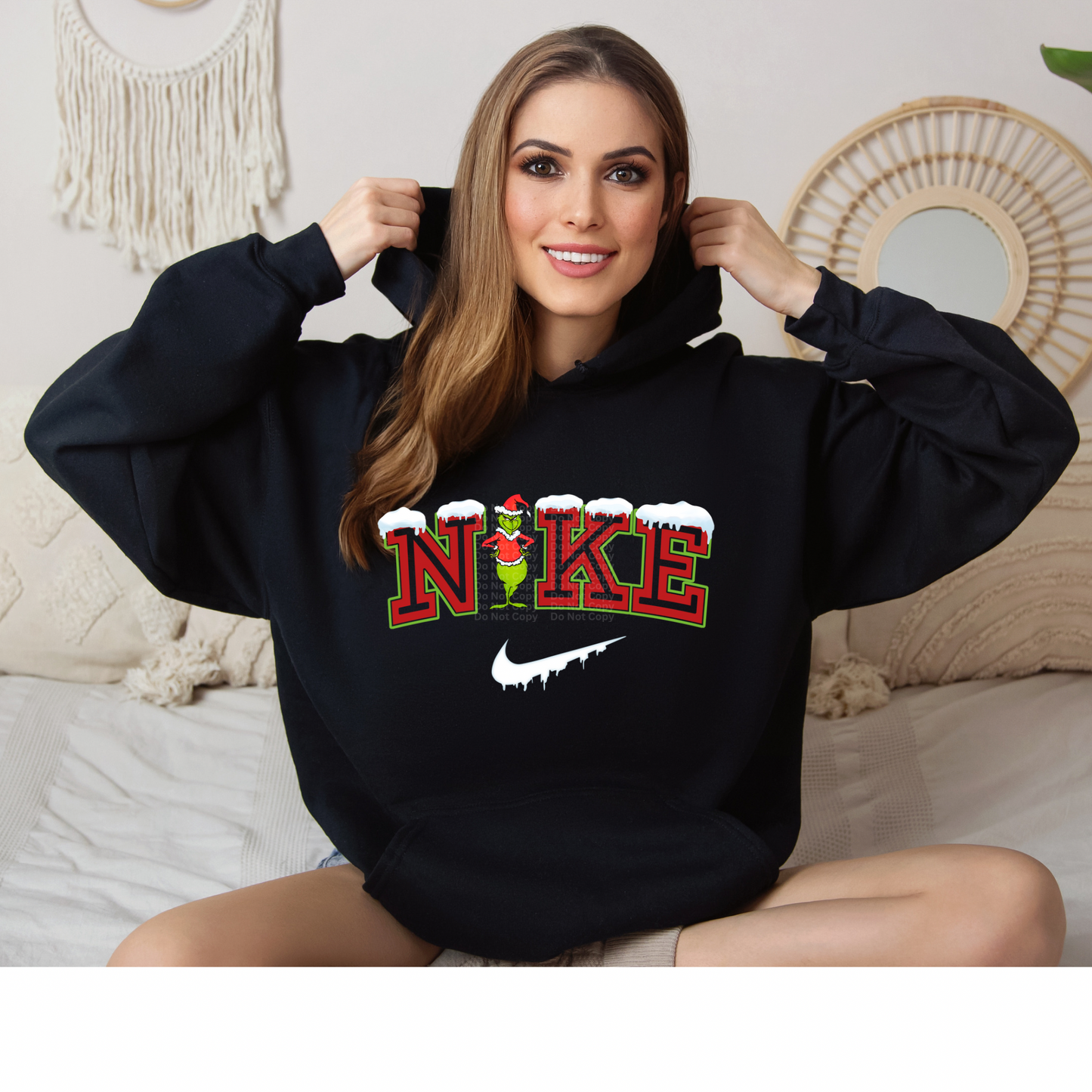 Green One Christmas Brand DTF Transfer