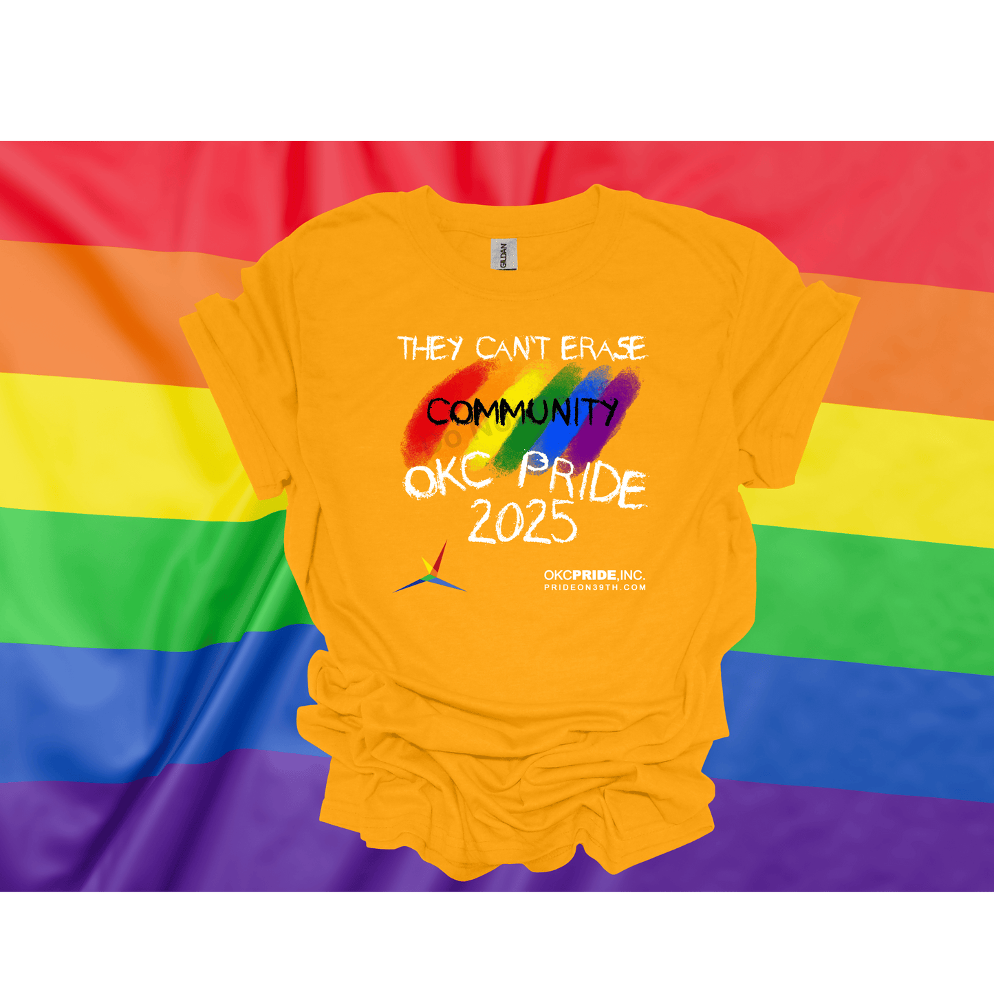2025 OKC Pride T-Shirt- They Can’t Erase Community