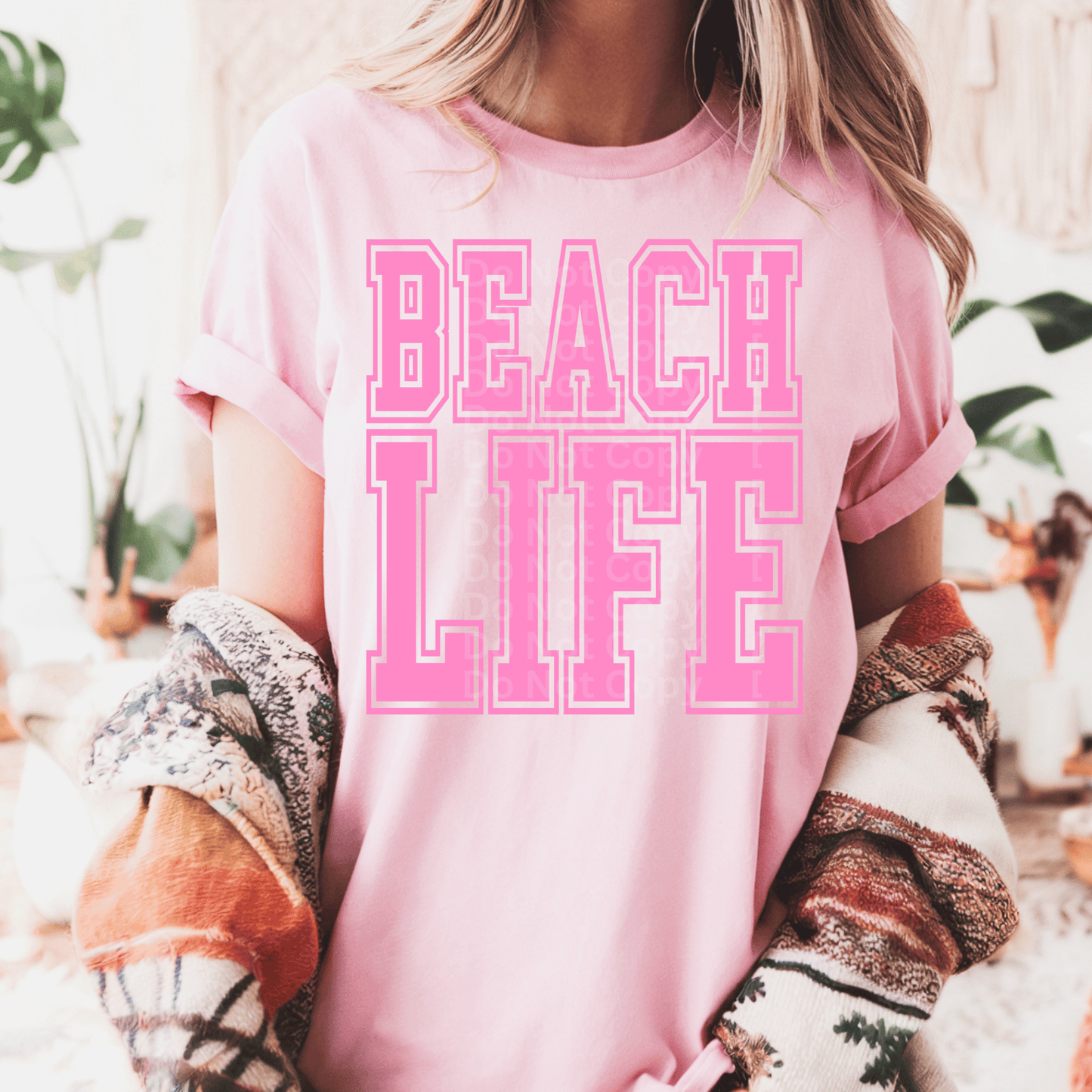 Beach Life DTF Transfer