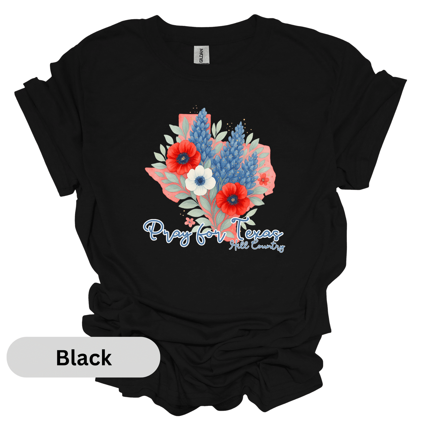 Pray for Texas Bluebonnets T-Shirt