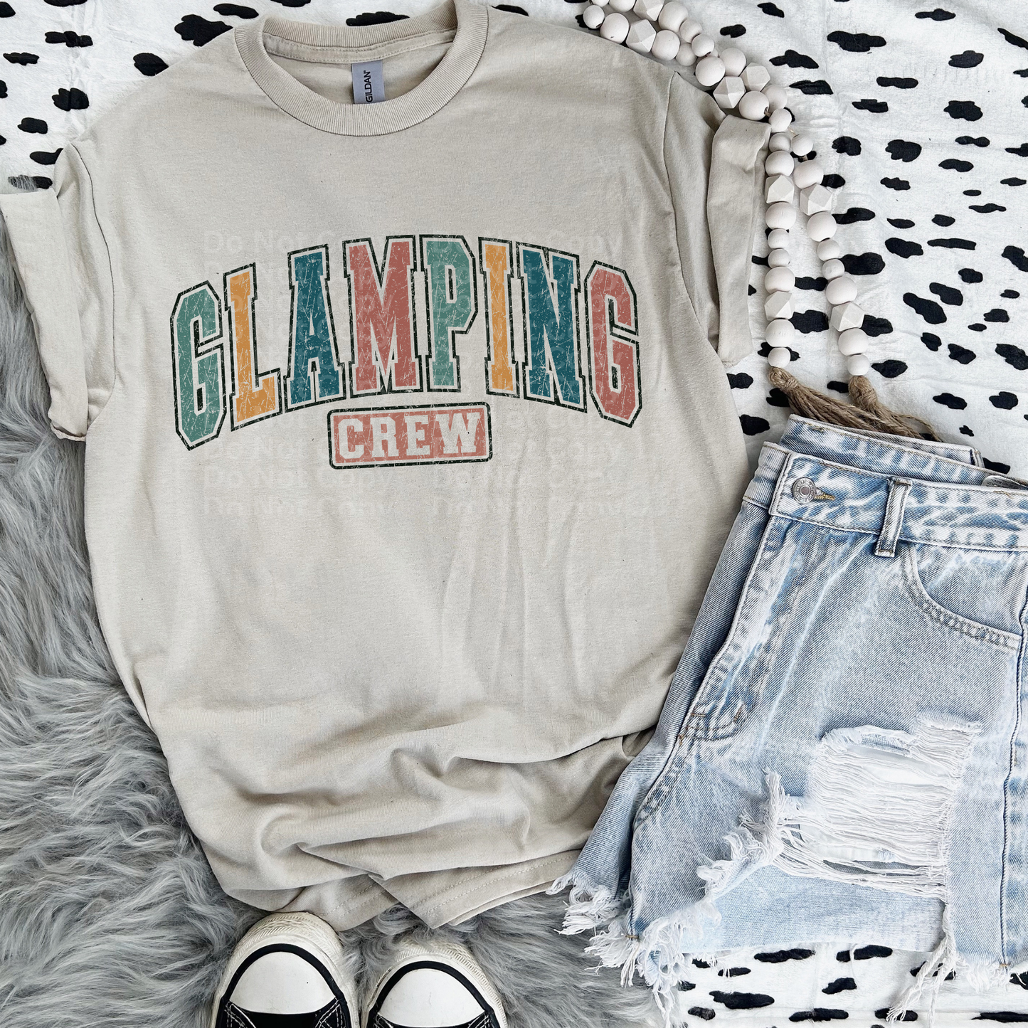 Glamping Crew Retro DTF Transfer