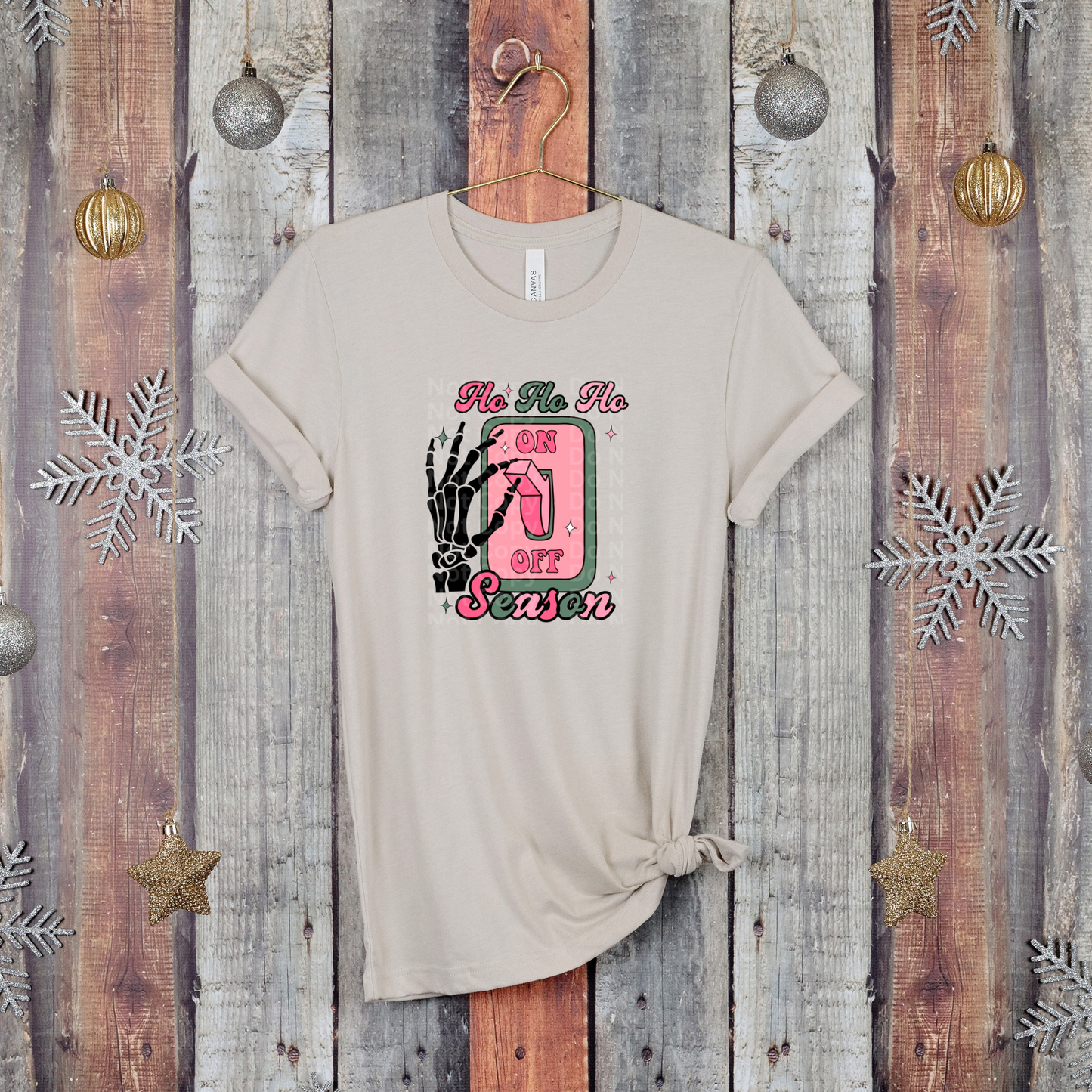 Ho Ho Ho Season Switch DTF Transfer