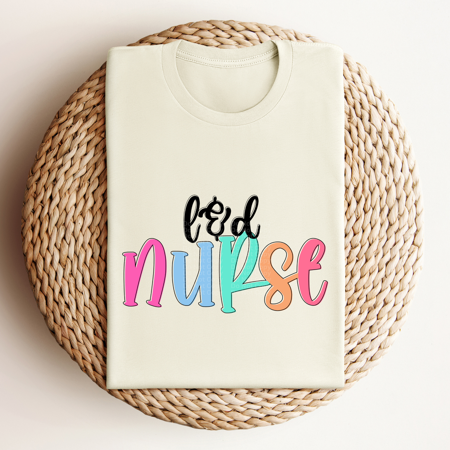 L&D Nurse - Colored Names/Occupations DTF Transfer