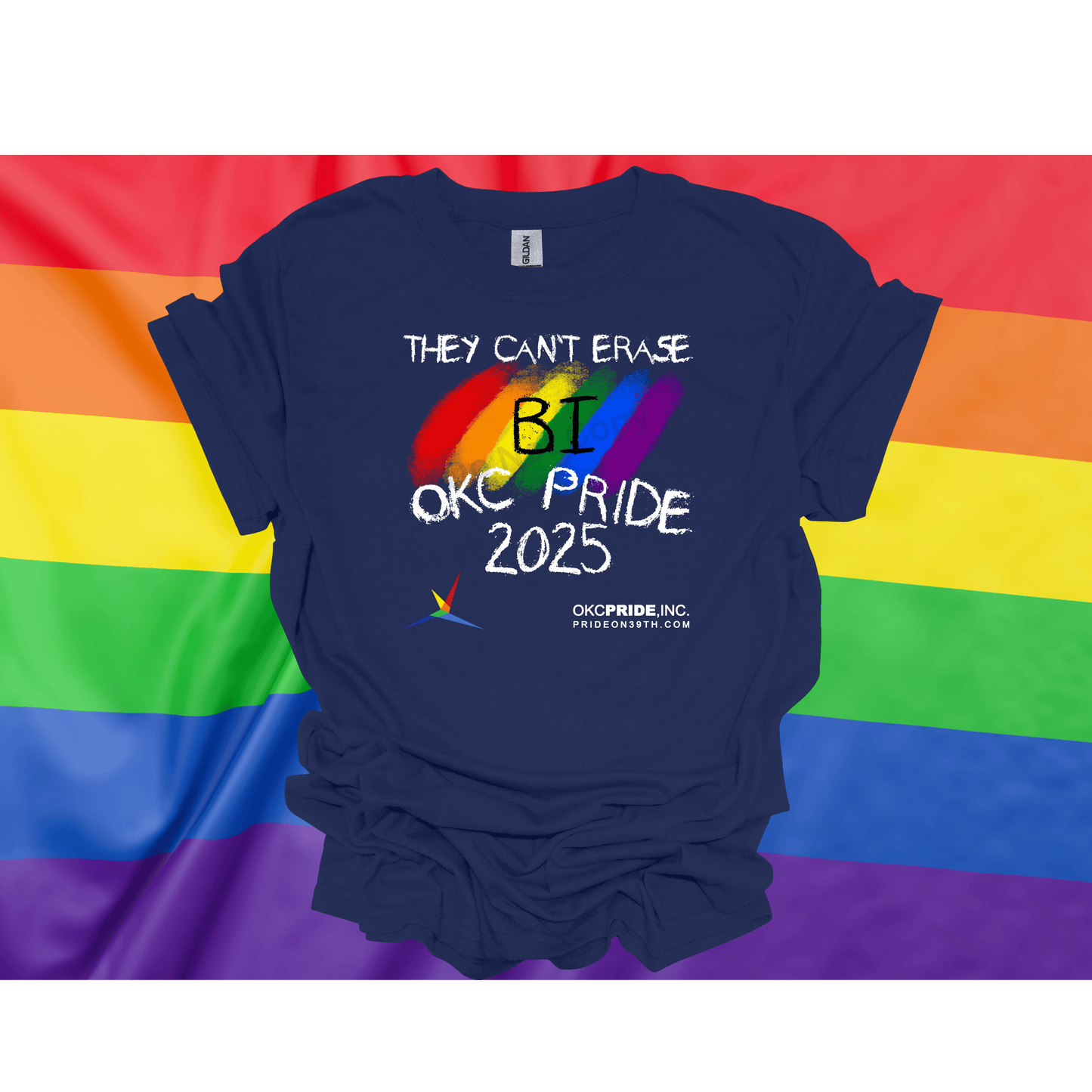 2025 OKC Pride T-Shirt- They Can’t Erase BI