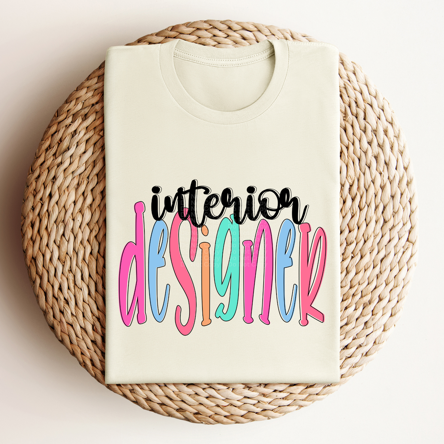 Interior Designer - Colored Names/Occupations DTF Transfer