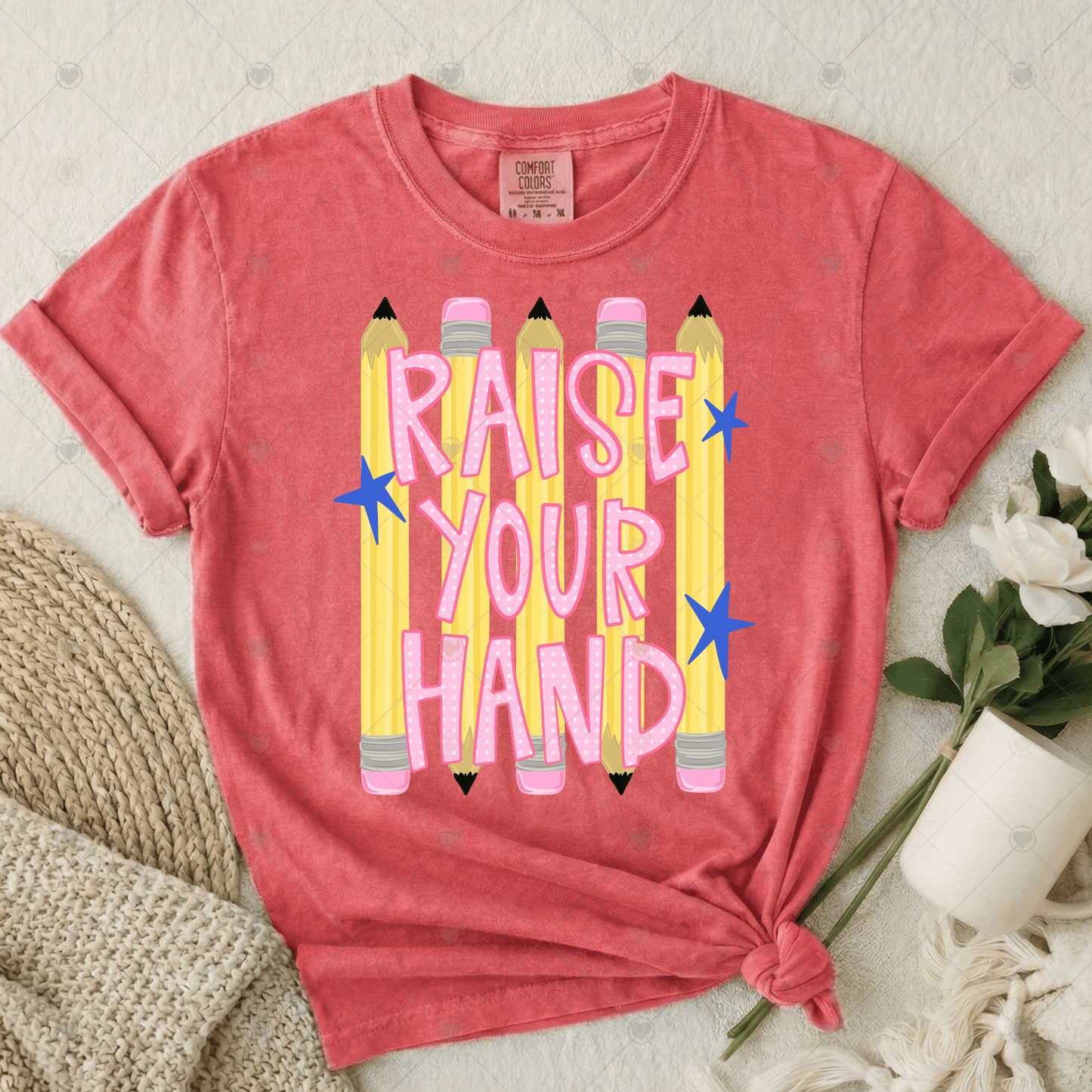 Raise Your Hand DTF Transfer
