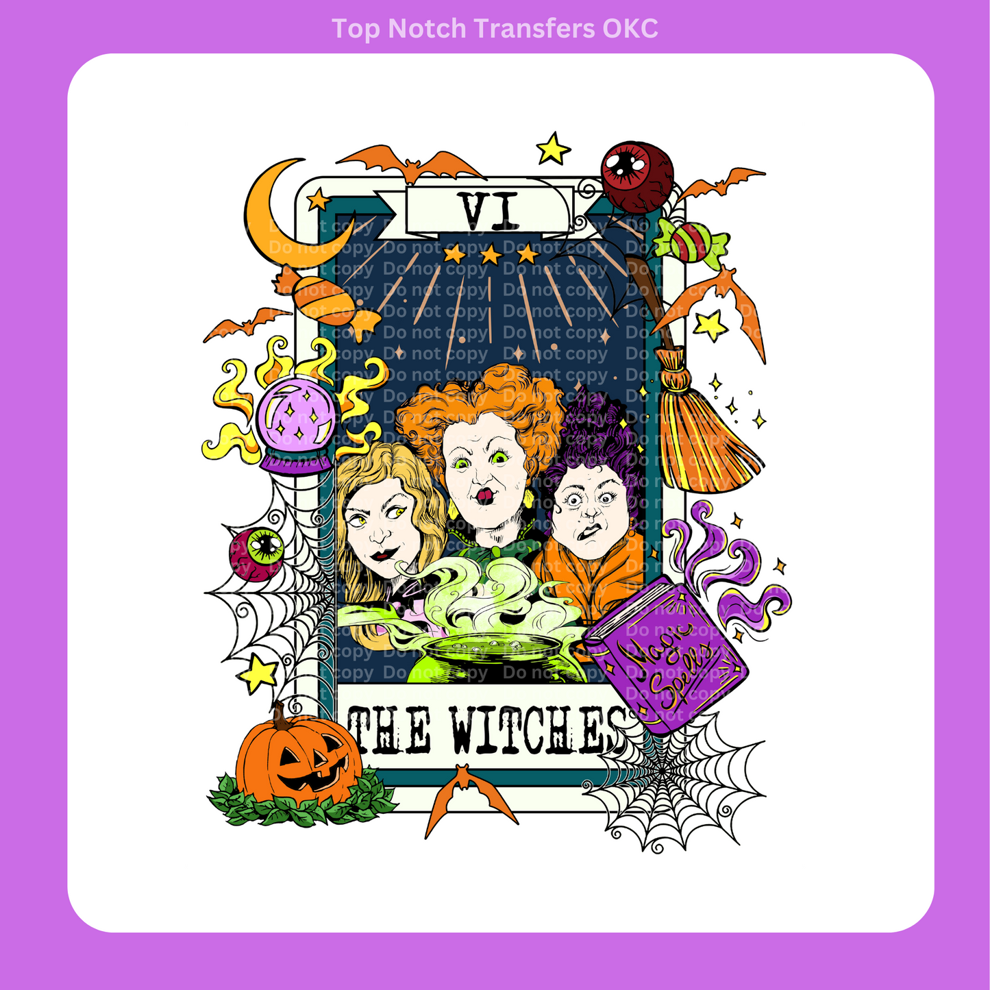 HP The Witches DTF Transfer