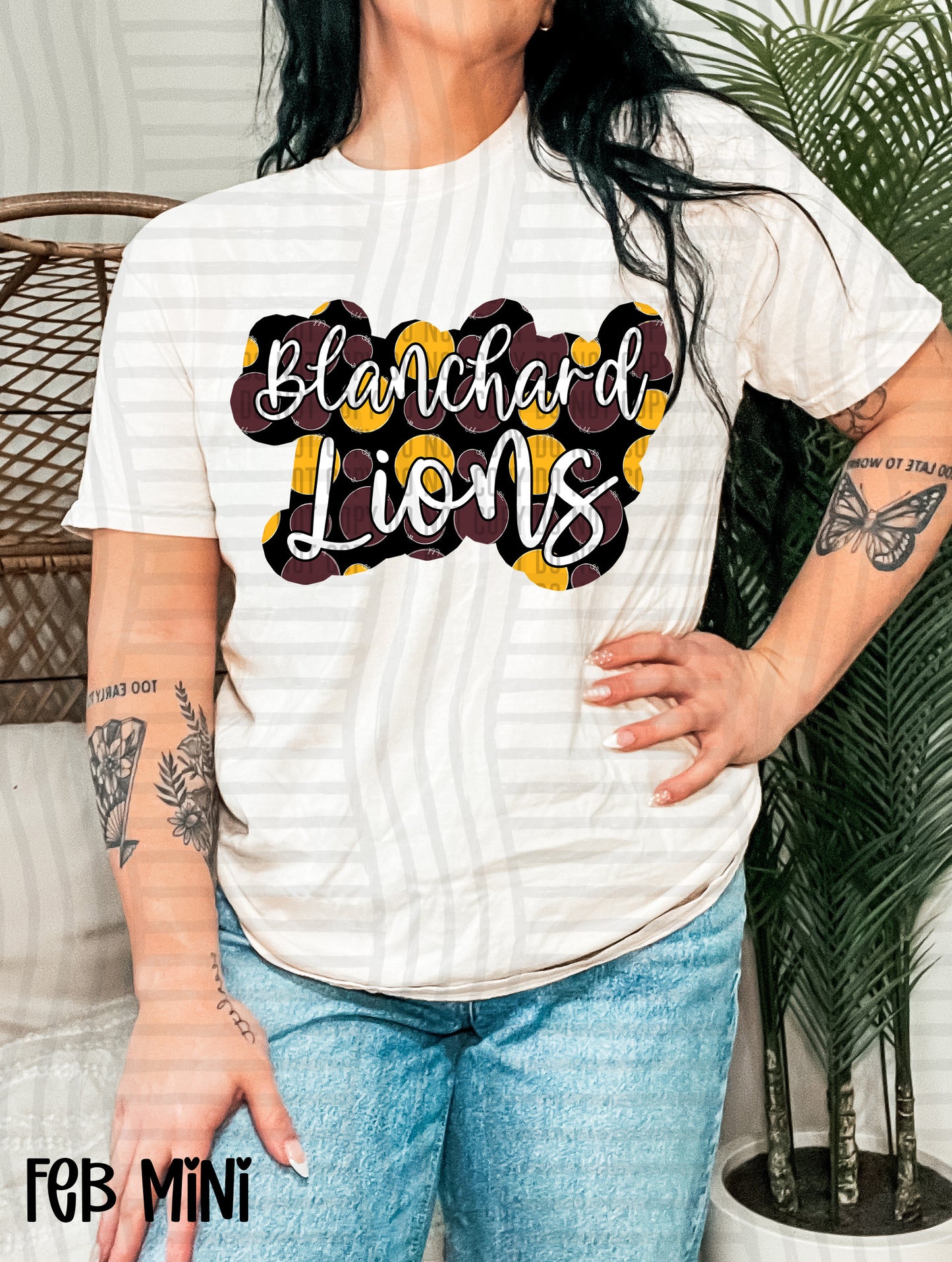 Blanchard Lions DTF Transfer