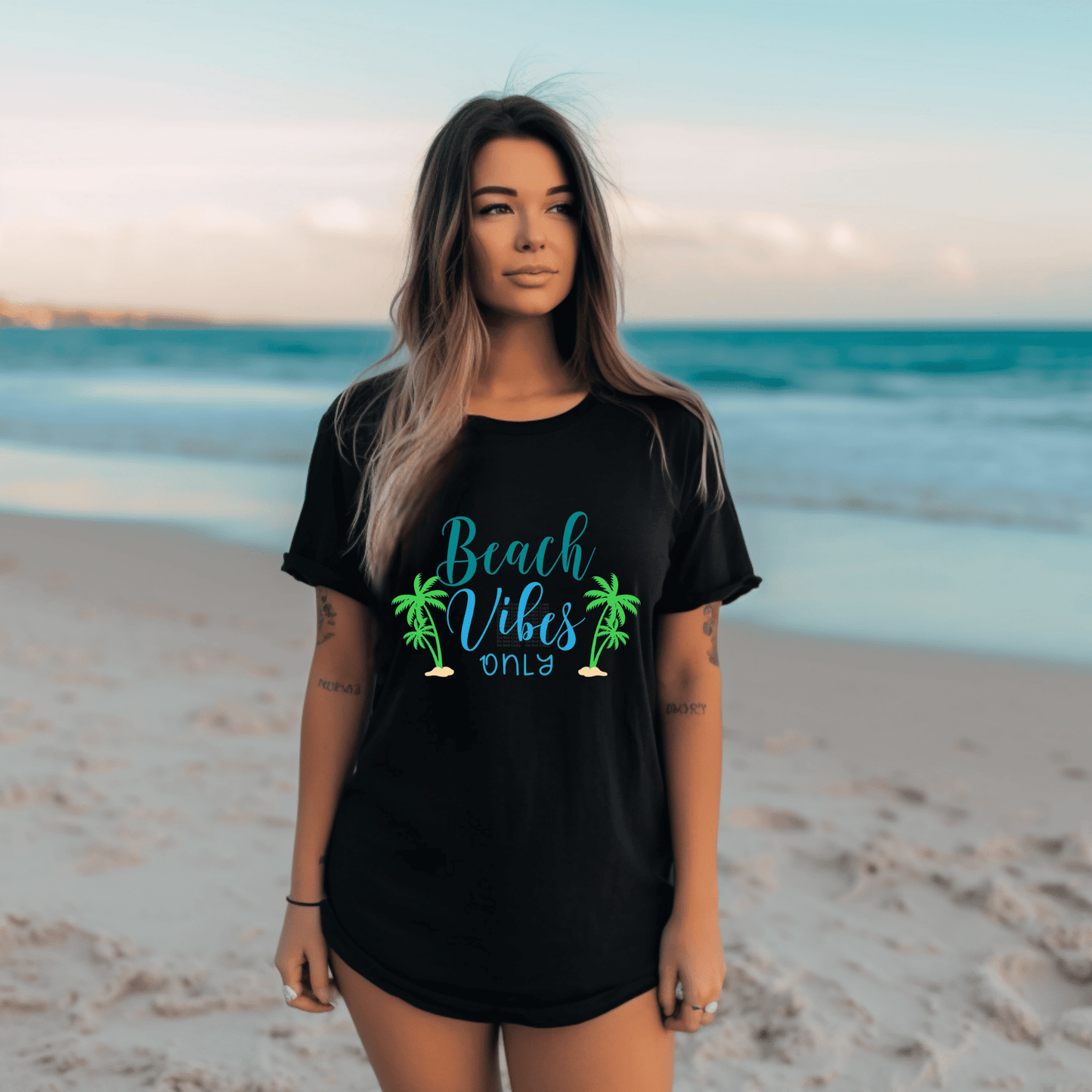 Beach Vibes Only DTF Transfer