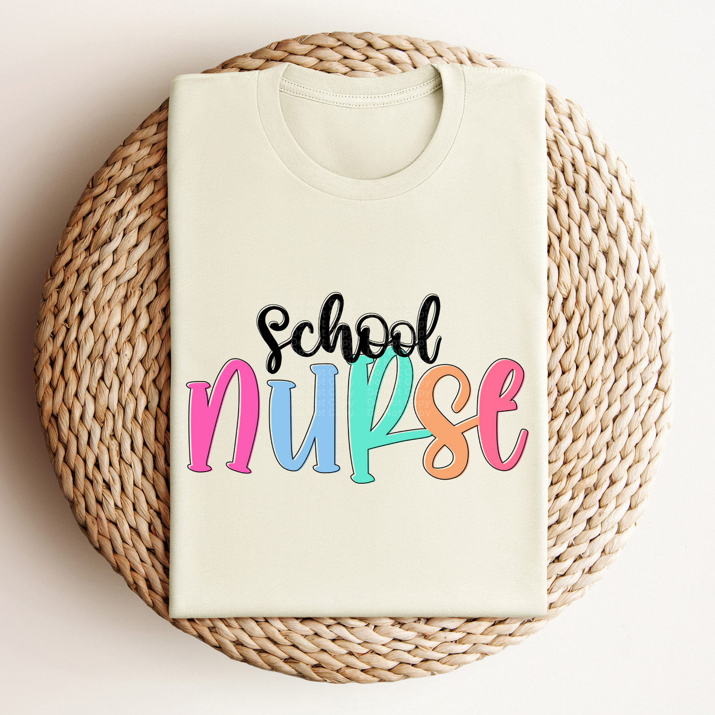 School Nurse - Colored Names/Occupations DTF Transfer