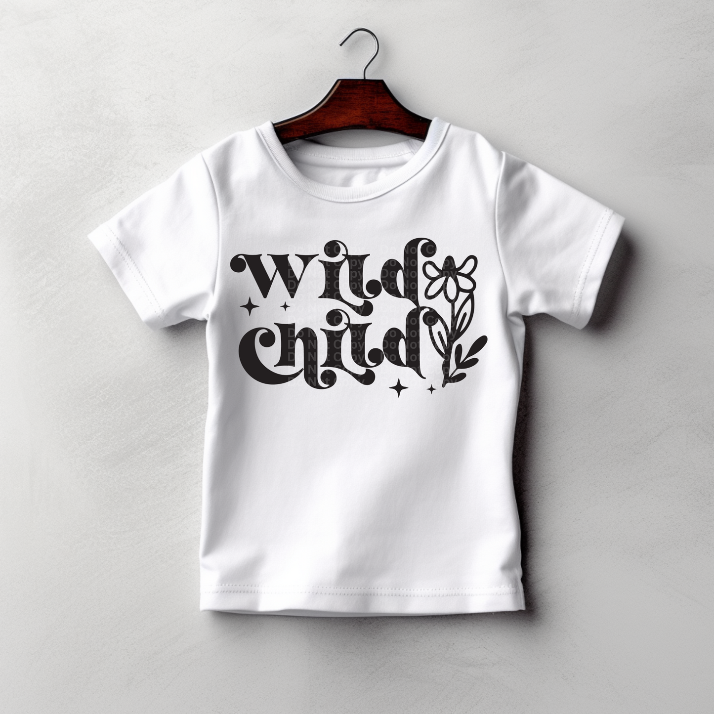 Wild Child Flower DTF Transfer