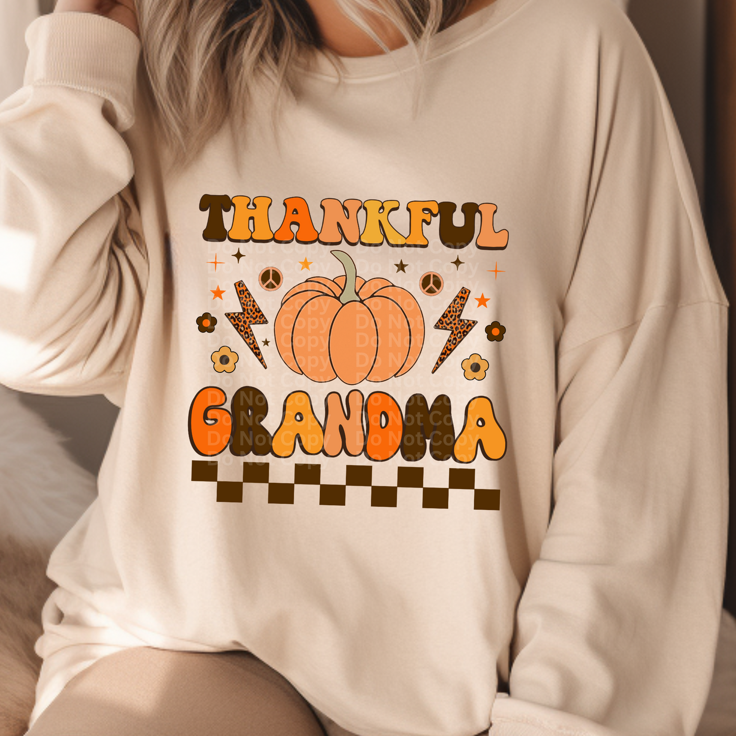 Retro - Thankful Grandma DTF Transfer