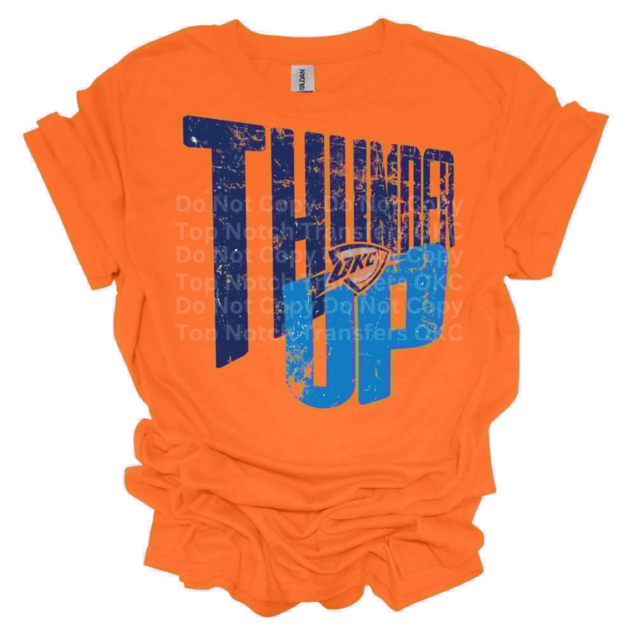 Thunder Up 2 Distressed DTF Transfer