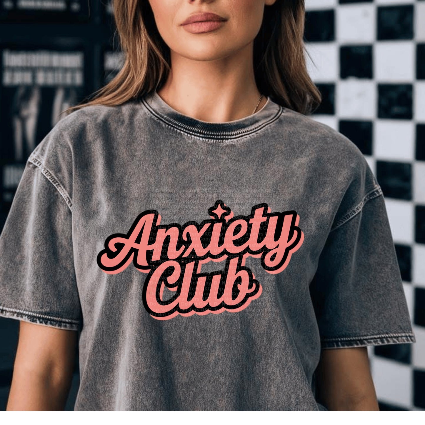 Anxiety Club DTF Transfer
