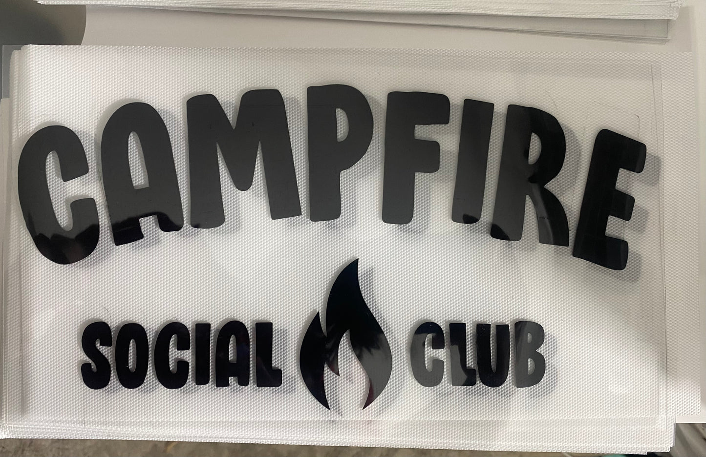 Campfire Social Club 3D Puff Transfer