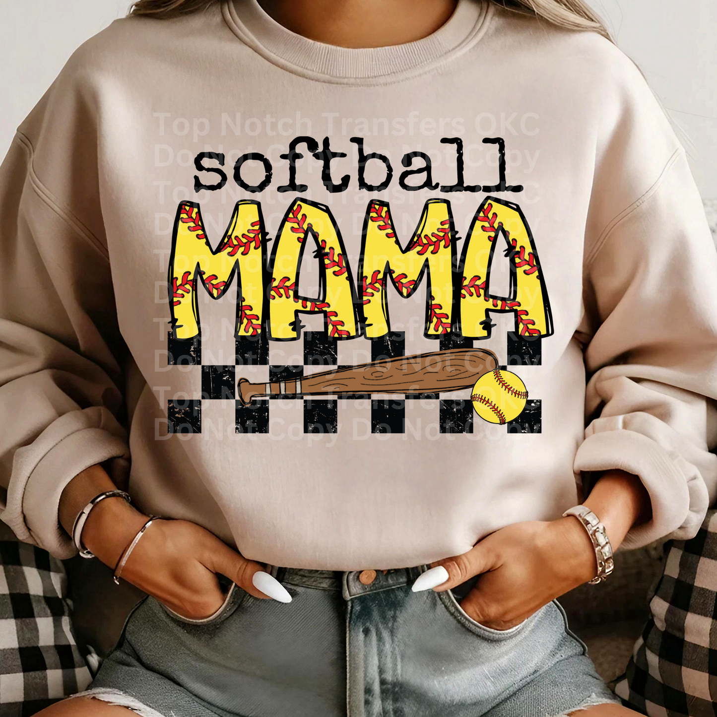 Custom Name Softball DTF Transfer*Leave name in checkout notes*