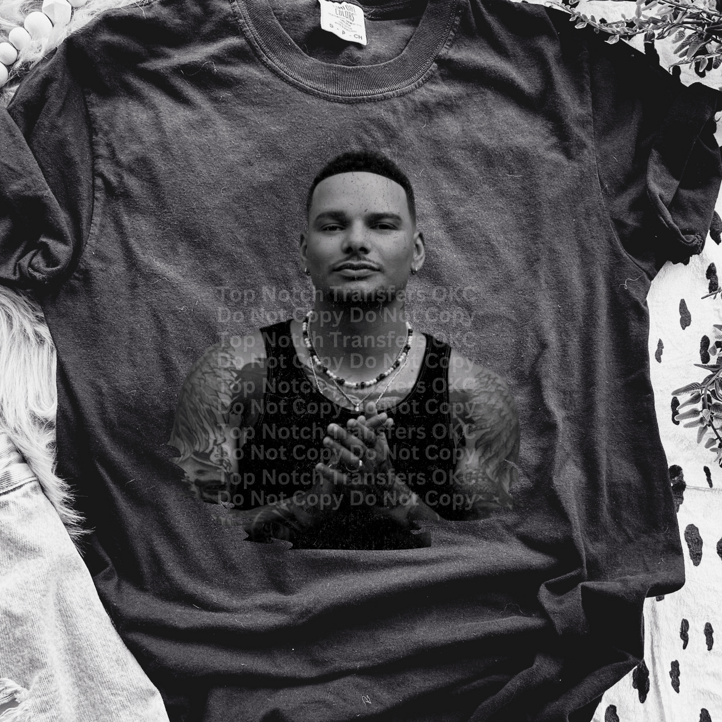 K.B. Distressed DTF Transfer