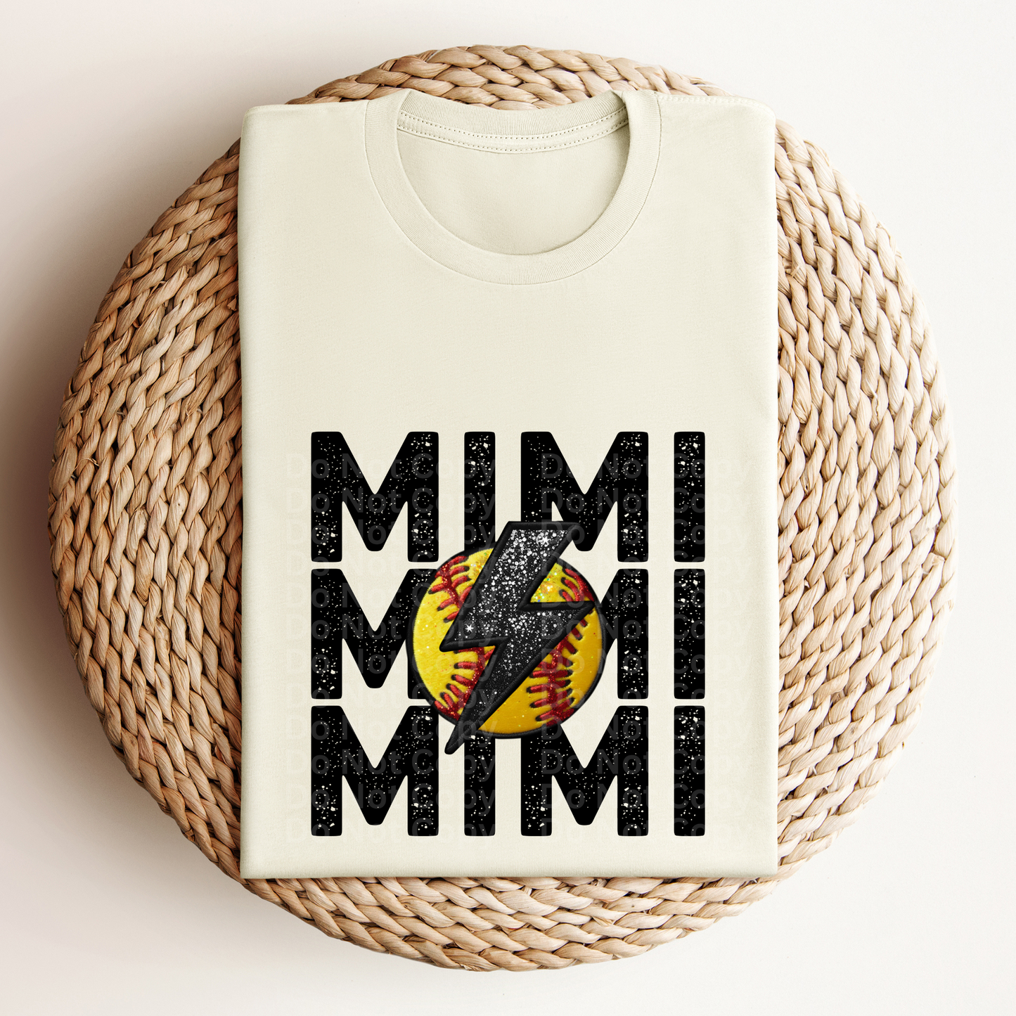 Stacked Softball Mimi DTF Transfer