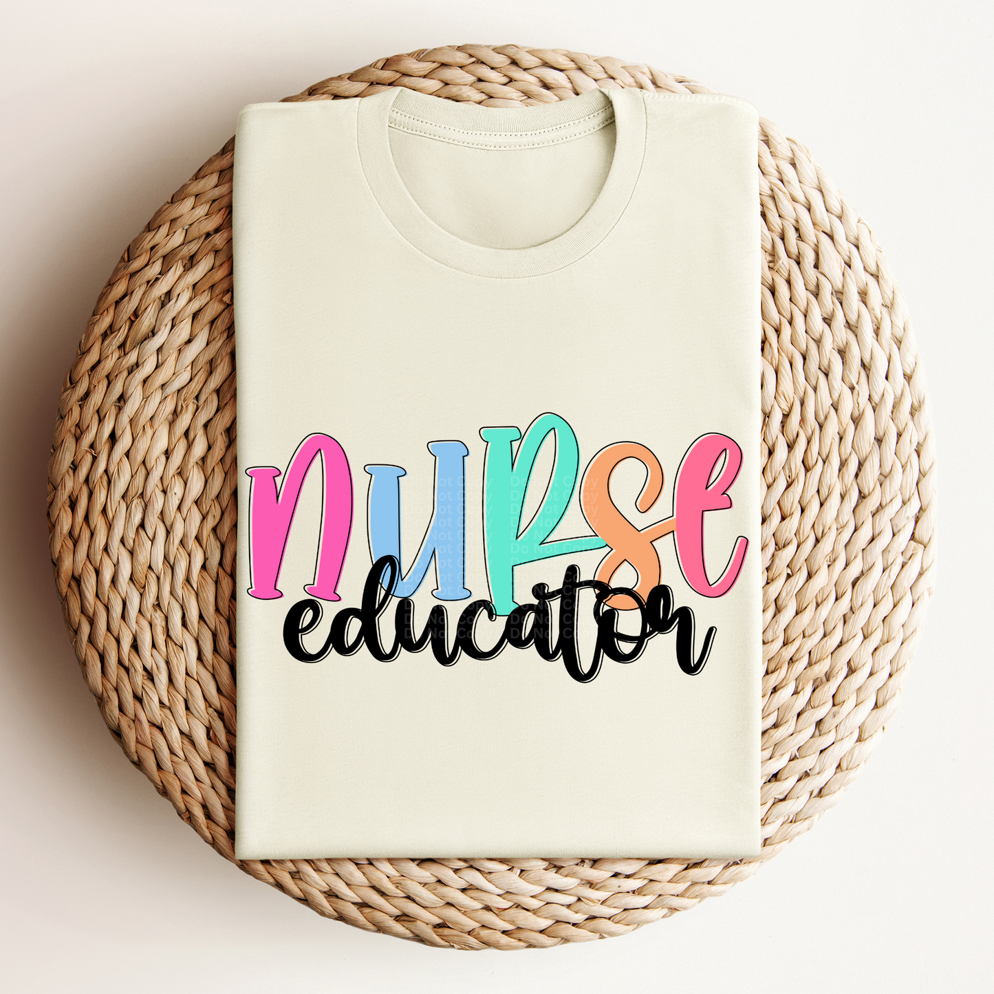 Nurse Educator - Colored Names/Occupations DTF Transfer