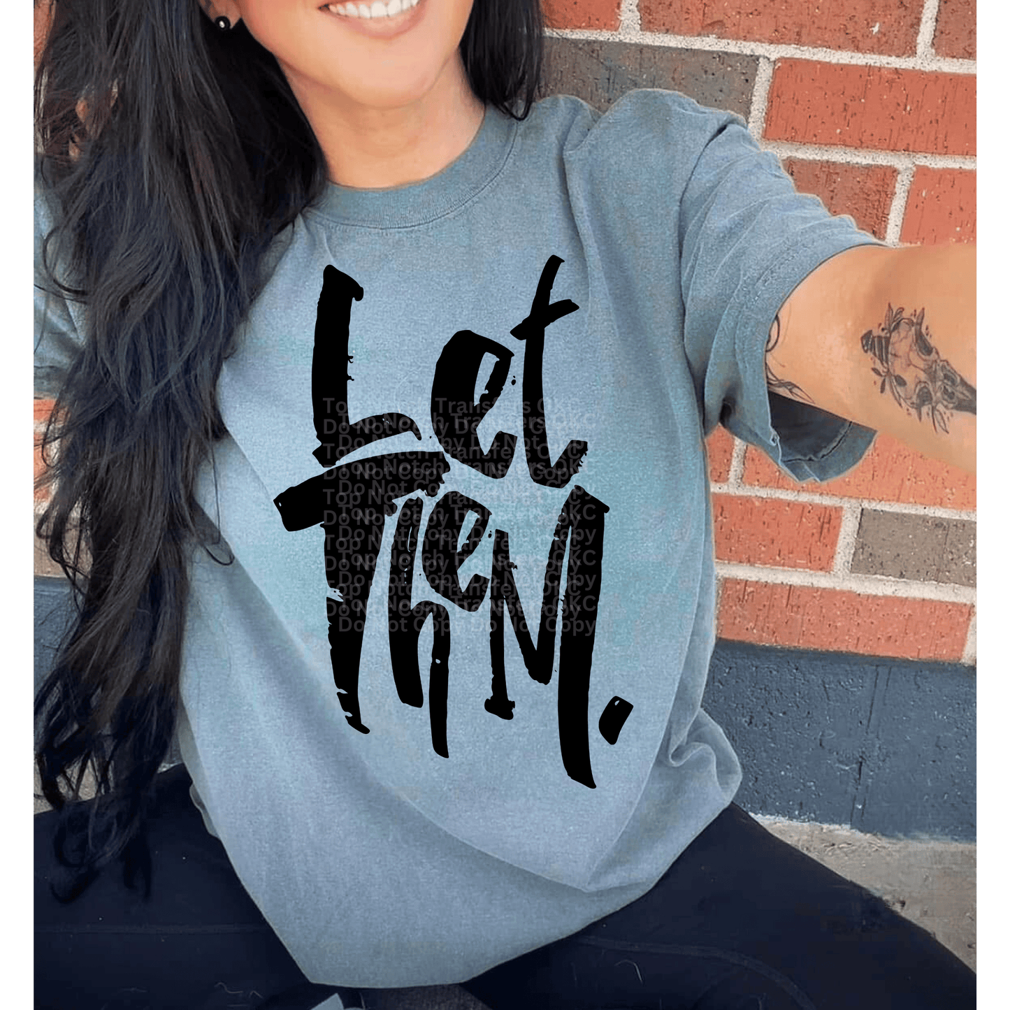 Let Them. DTF Transfer