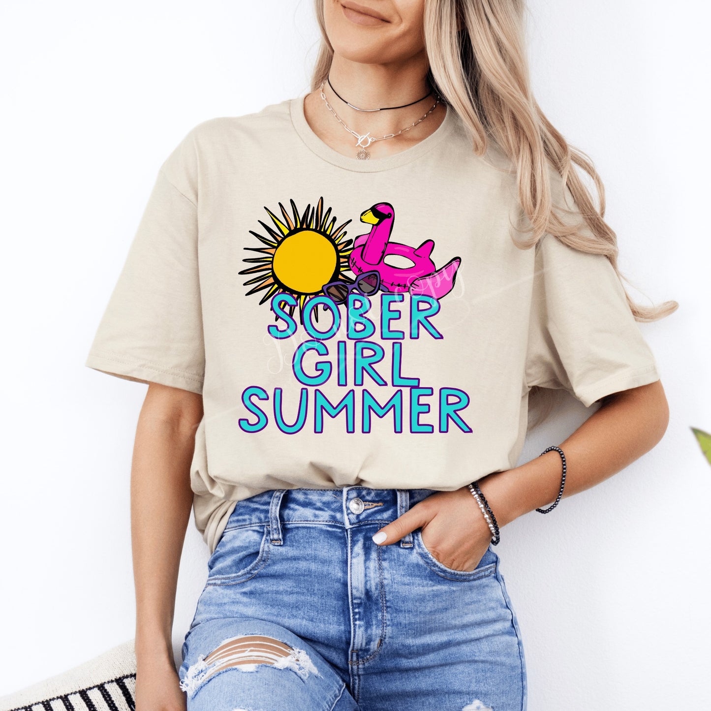 Sober Girl Summer DTF Transfer