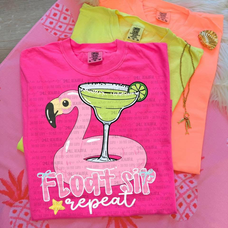 Float Sip Repeat Margarita DTF Transfer