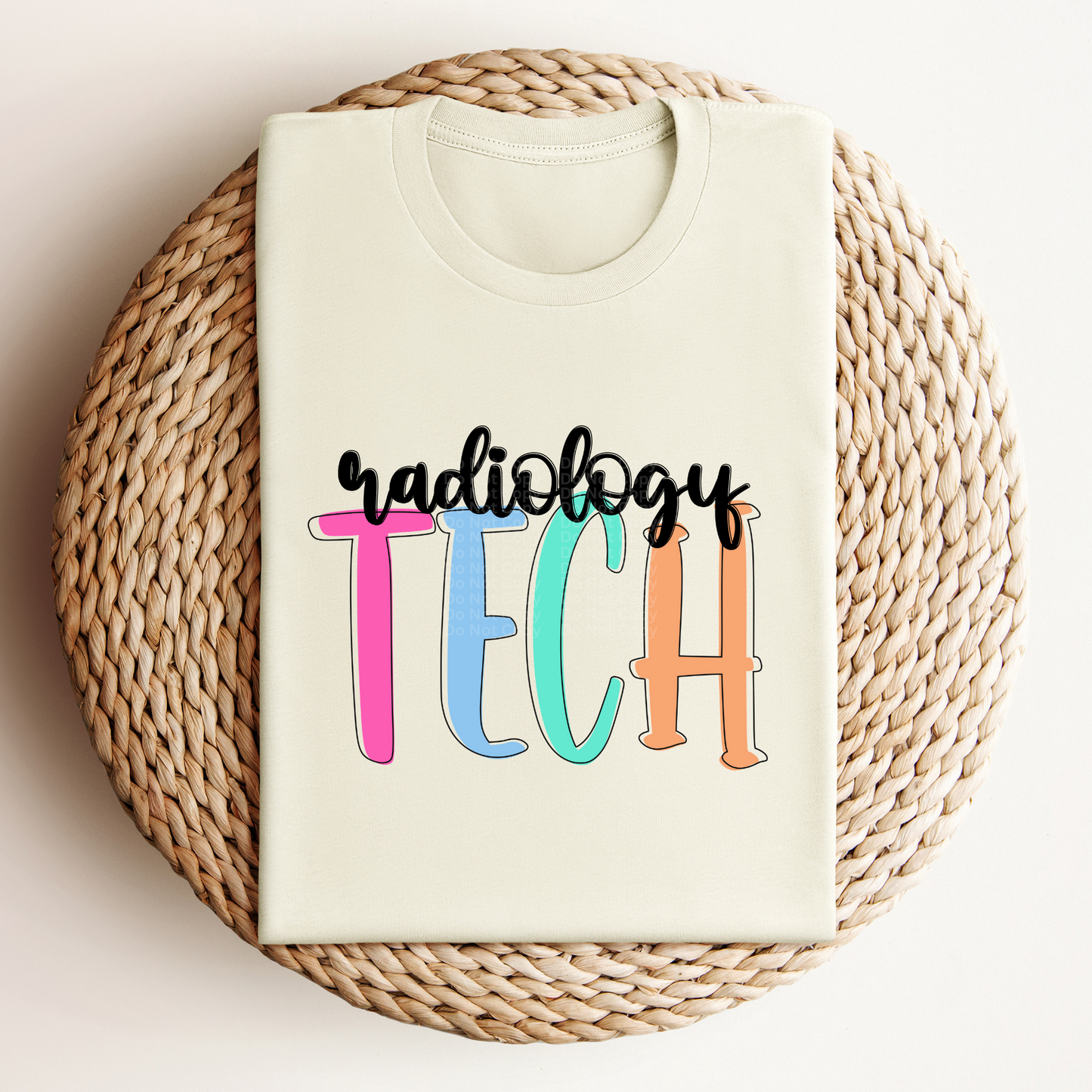 Radiology Tech - Colored Names/Occupations DTF Transfer
